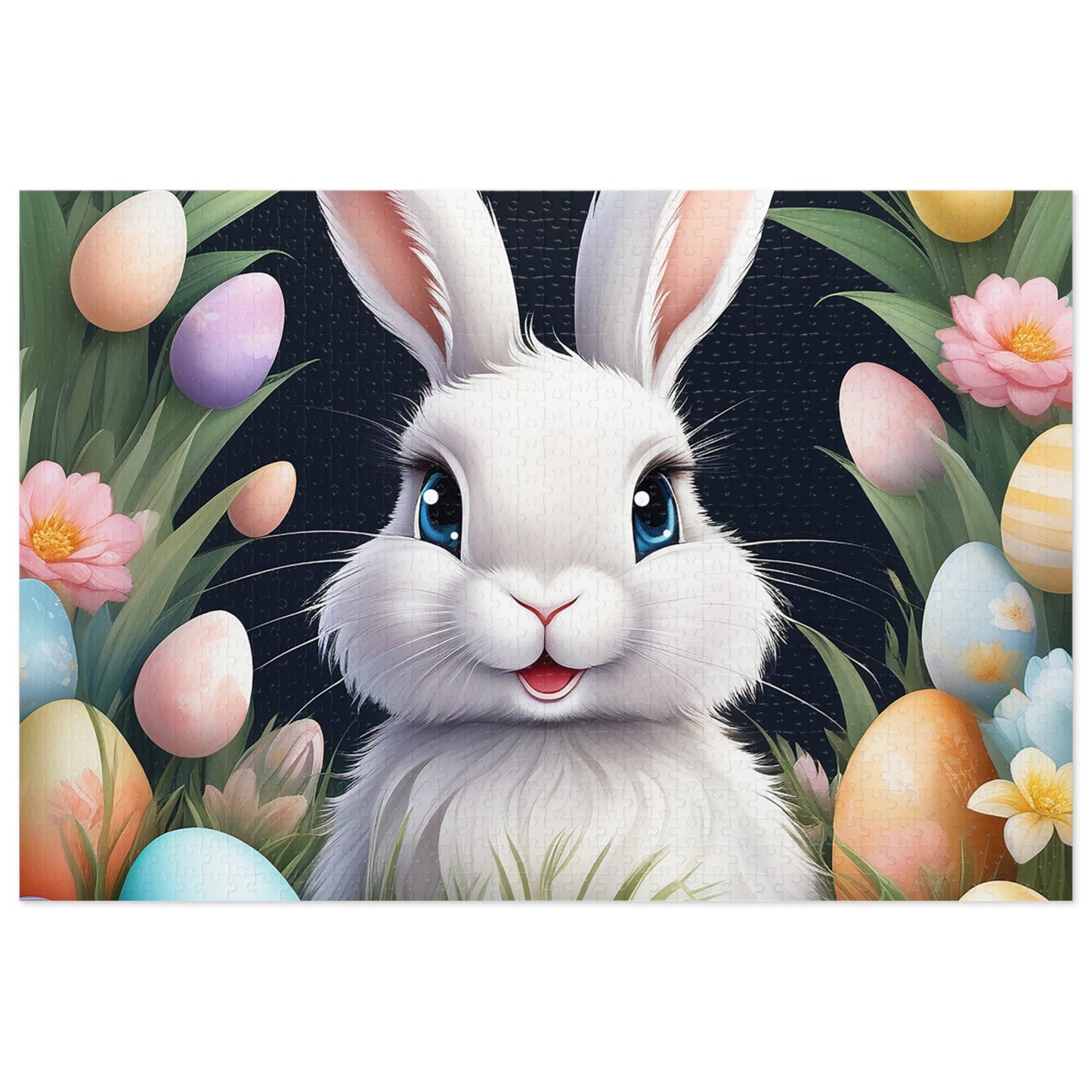 Puzzle, Easter, Rabbit, Personalised/Non-Personalised (30, 110, 252, 500,1000-Piece) awd-649