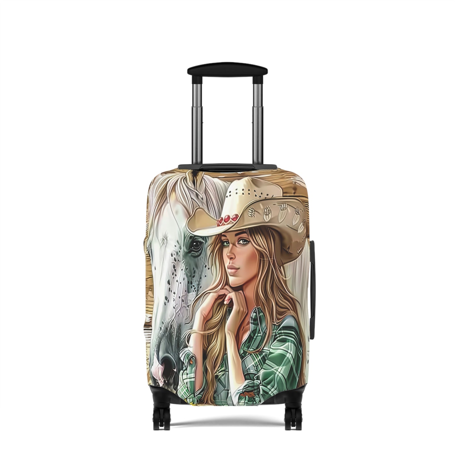 Luggage Cover, Just a Girl who Loves Horses, awd-3099