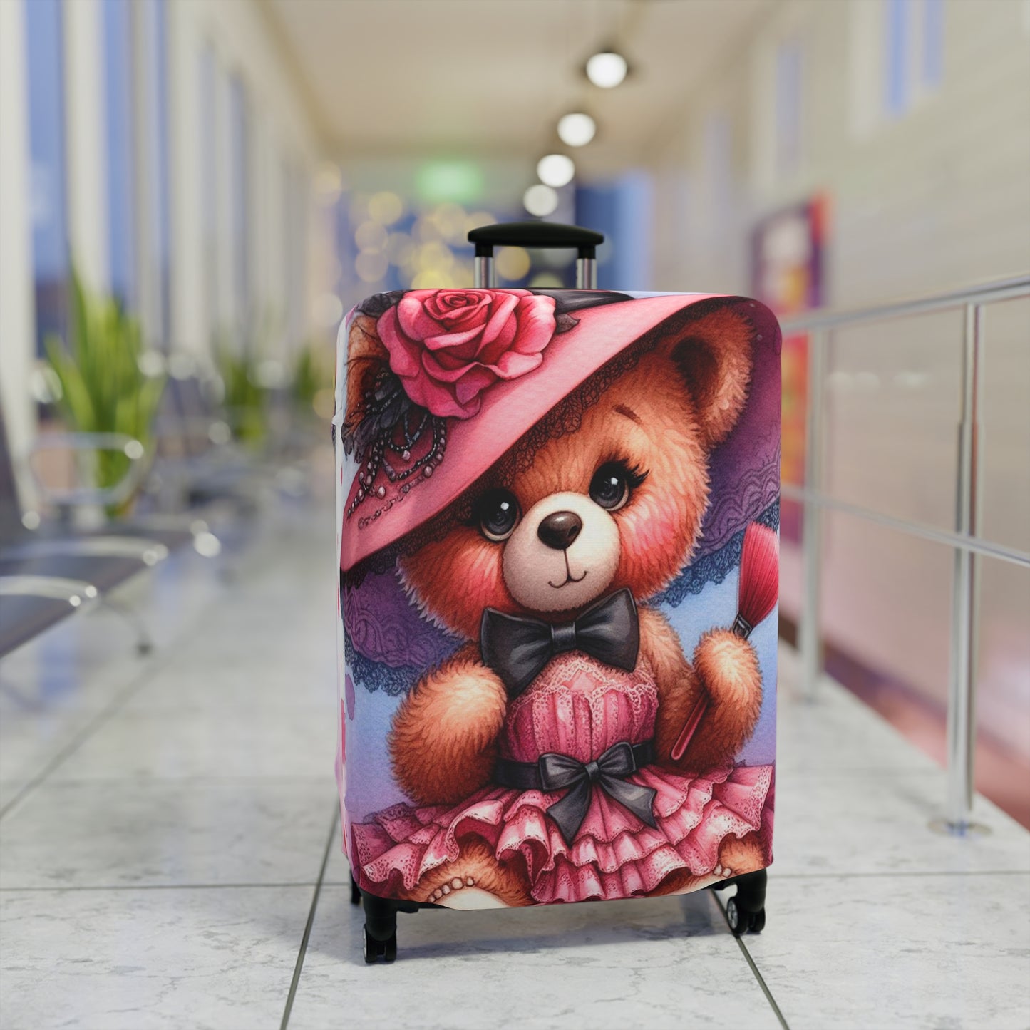 Luggage Cover, Teddy Bear, awd-3037