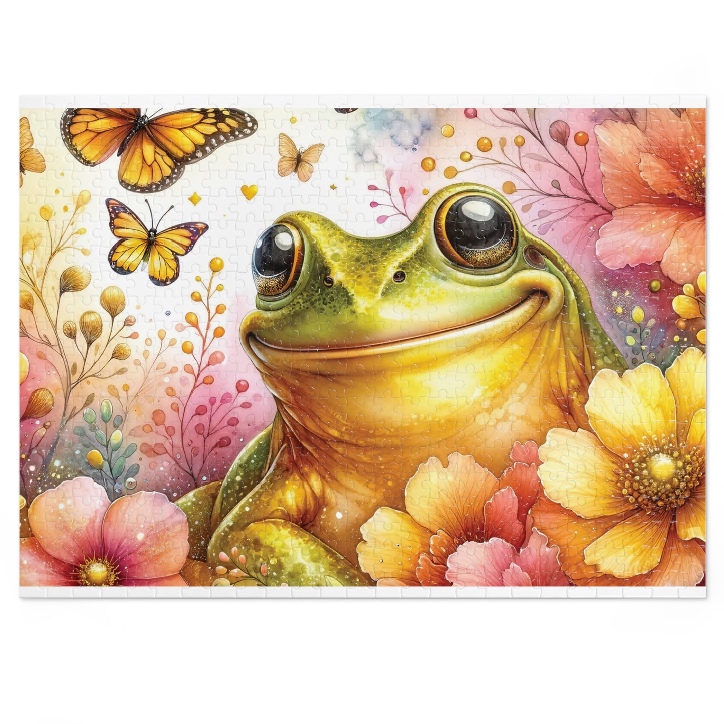 Jigsaw Puzzle, Frog, Personalised/Non-Personalised (30, 110, 252, 500,1000-Piece)