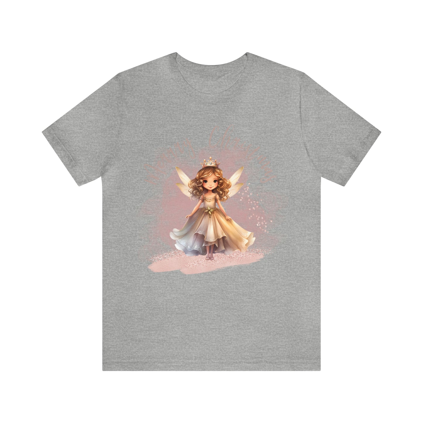 Unisex Jersey Short Sleeve Tee Christmas, Women's Fairy T-shirt -A00004