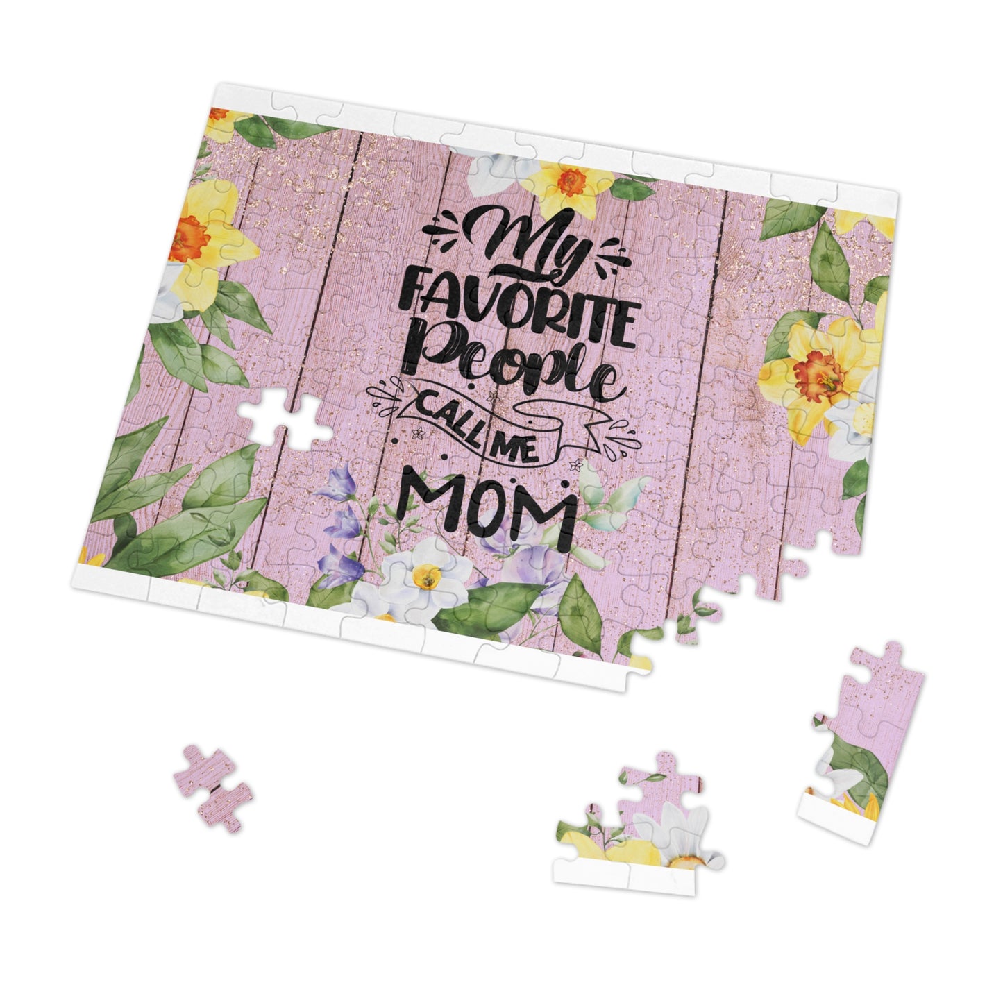 Jigsaw Puzzle, My Favorite People call me Mom, Personalised/Non-Personalised (30, 110, 252, 500,1000-Piece)