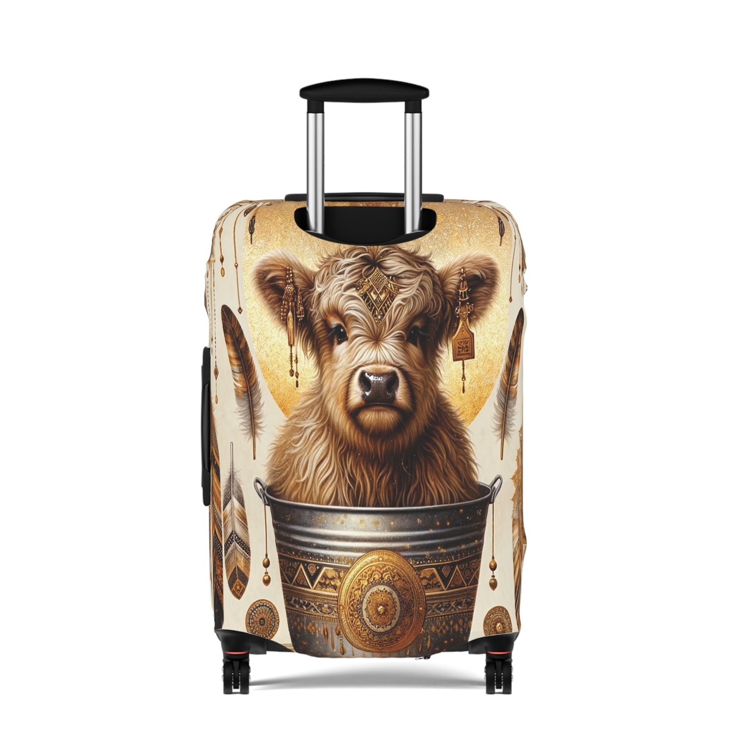 Luggage Cover, Highland Cow, awd-705