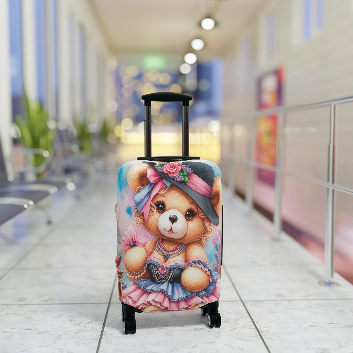 Luggage Cover, Teddy Bear, awd-3027