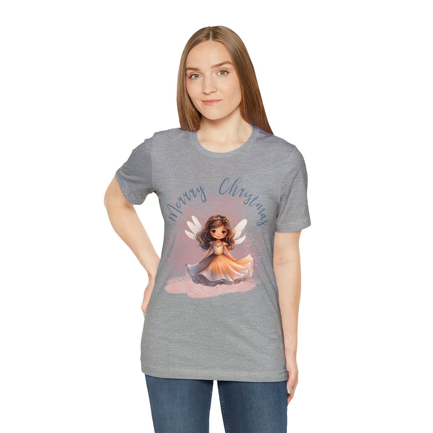 Unisex Jersey Short Sleeve Tee Christmas, Women's Fairy T-shirt - A0013