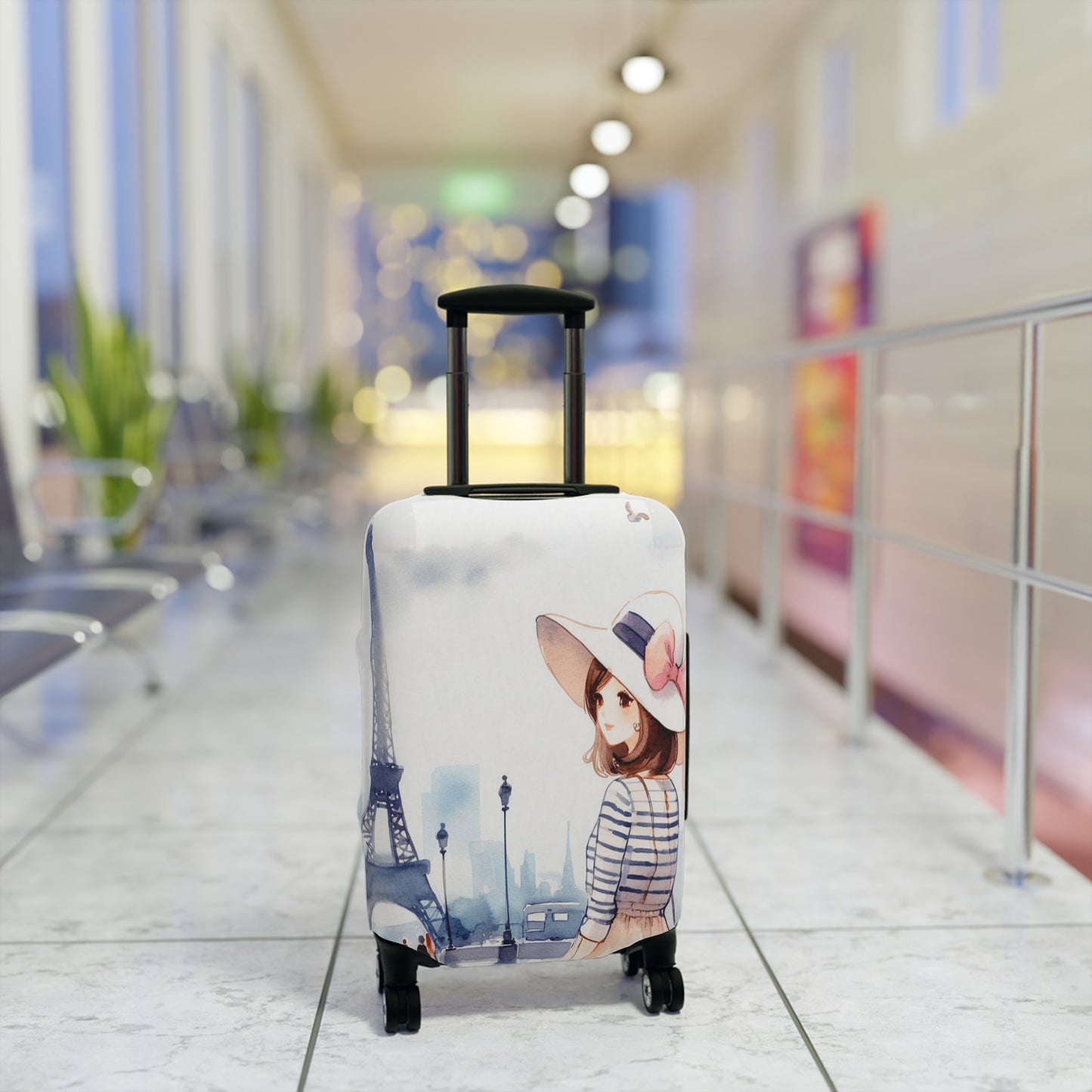 Luggage Cover, Just a Girl Who loves Travelling, awd-2105