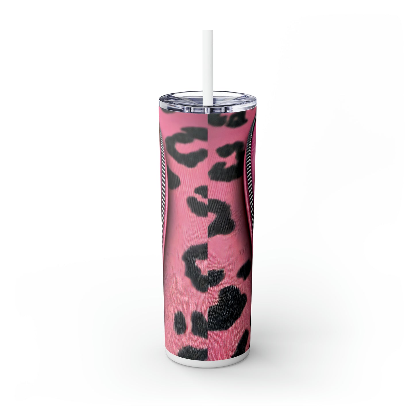 Skinny Tumbler with Straw, 20oz, Cat, Valentines Day, awd-742