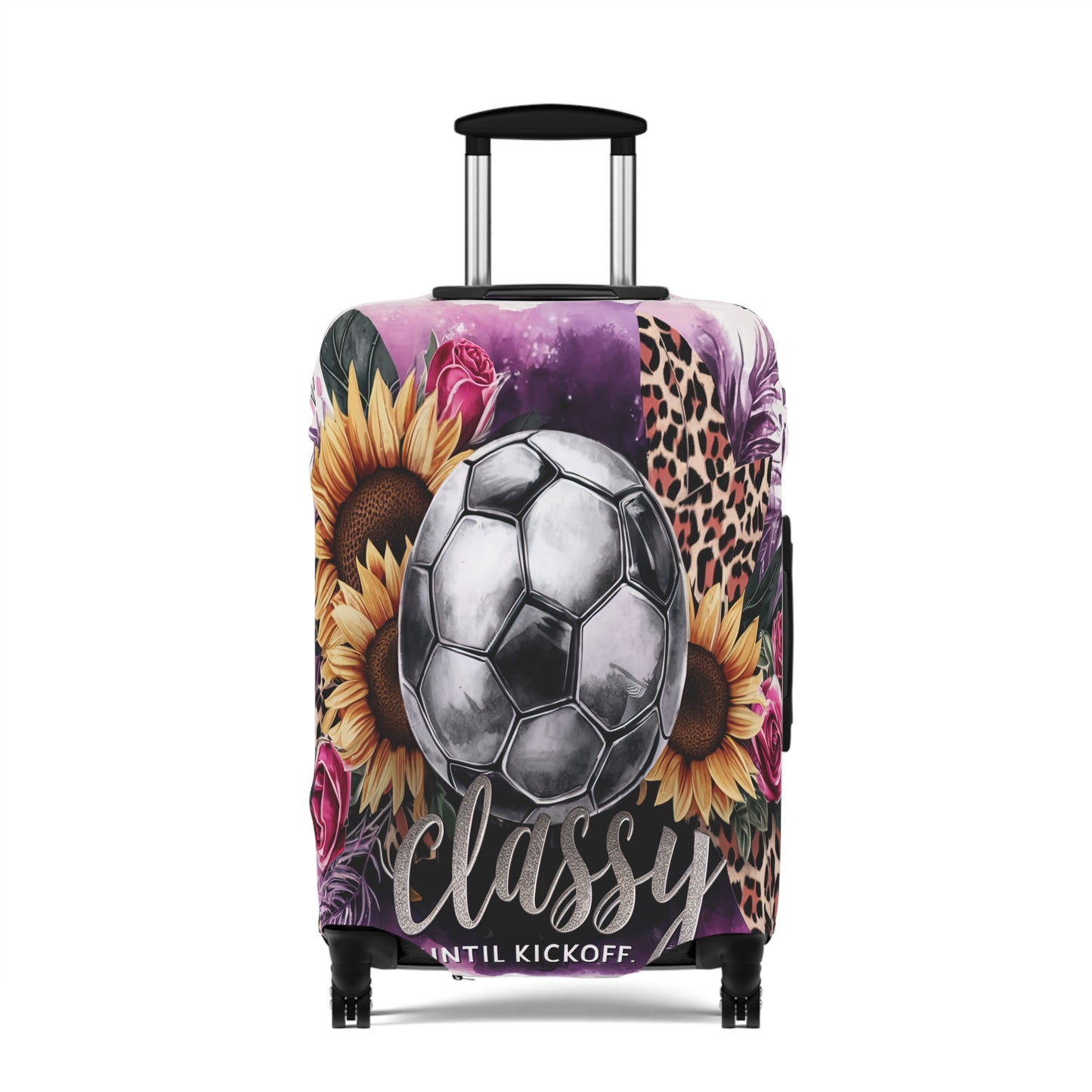 Luggage Cover, Soccer, Classy until Kickoff, awd-1732