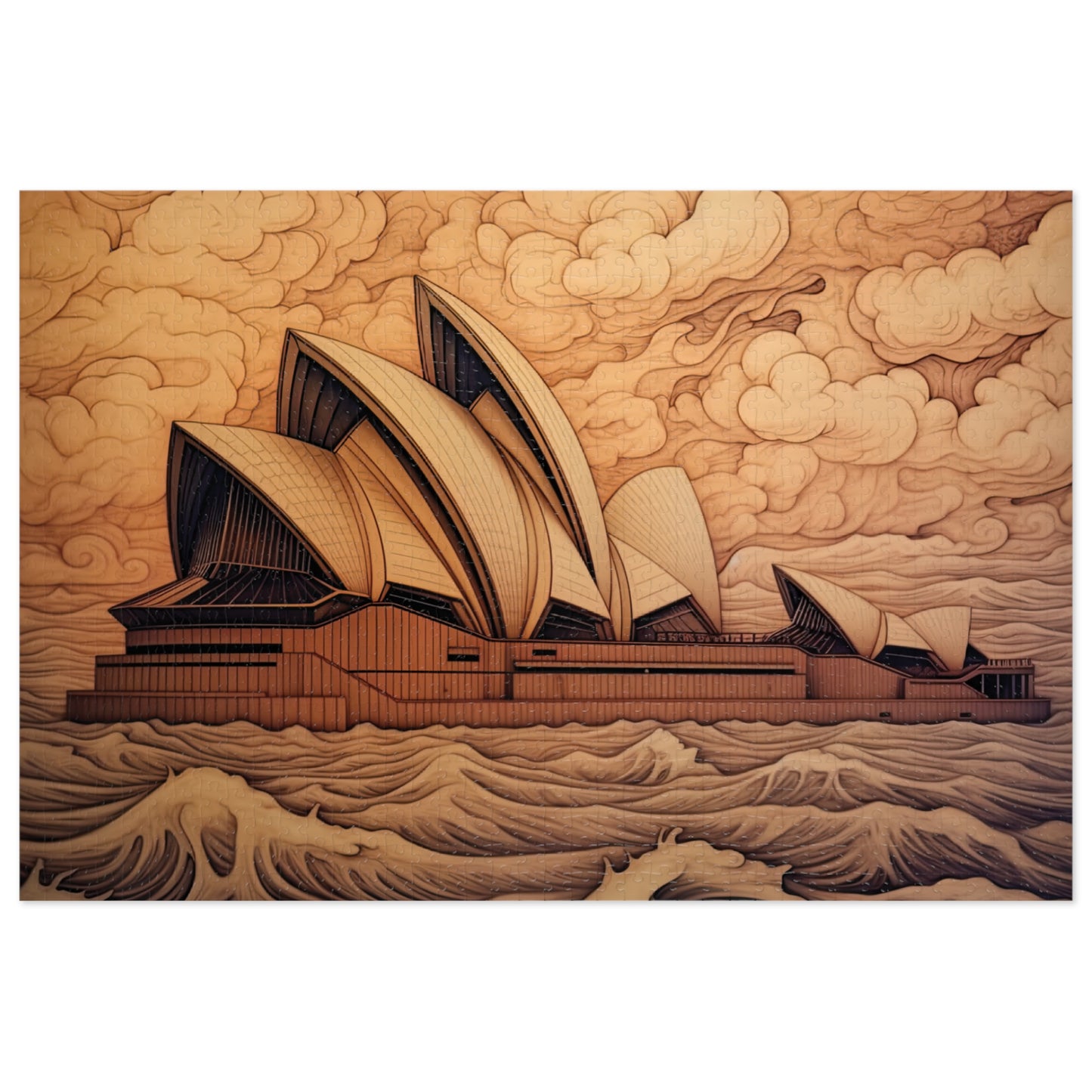 Jigsaw Puzzle, Sydney, Opera House, Australia, Personalised/Non-Personalised (30, 110, 252, 500,1000-Piece)