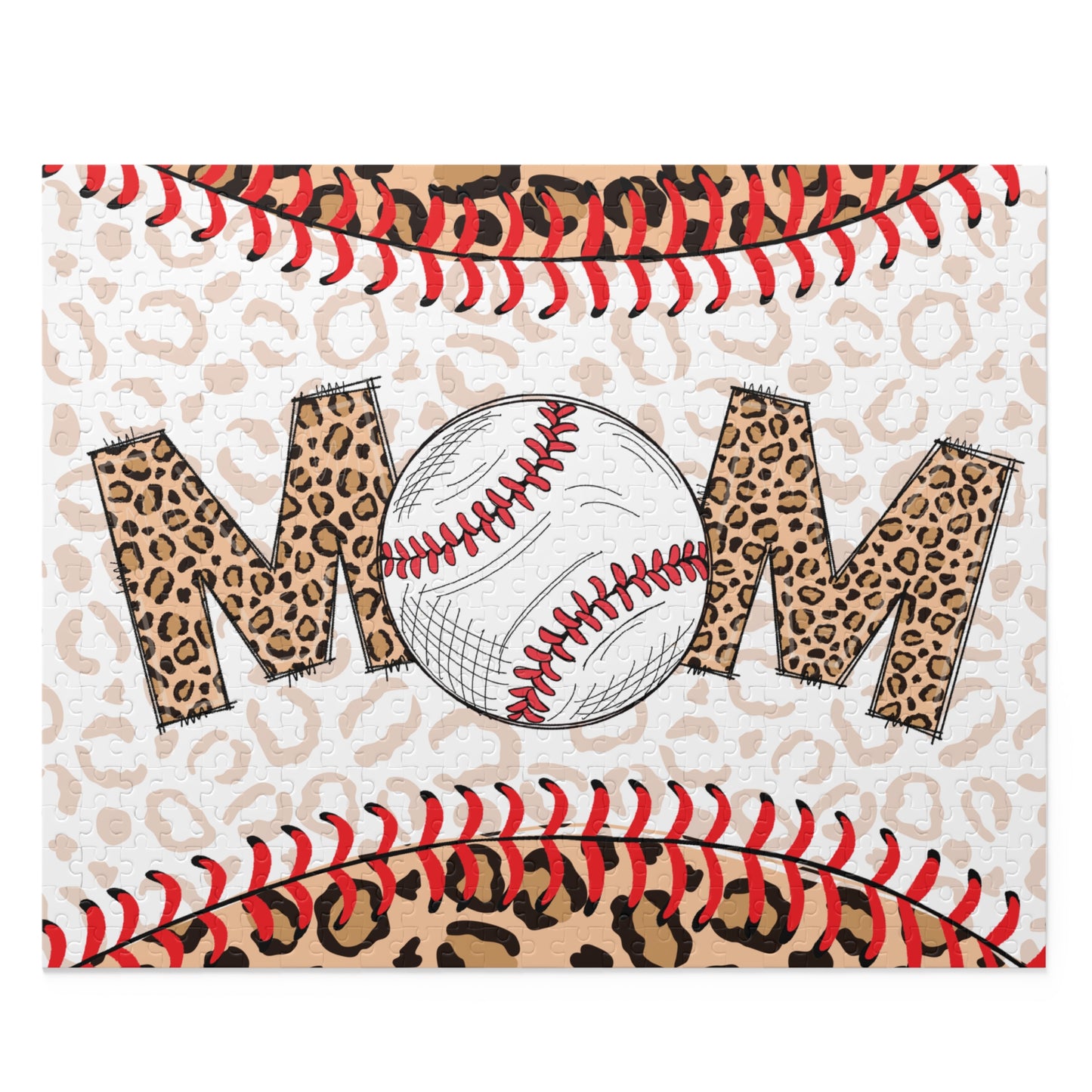 Personalised/Non-Personalised Puzzle, Softball Mom (120, 252, 500-Piece) awd-607