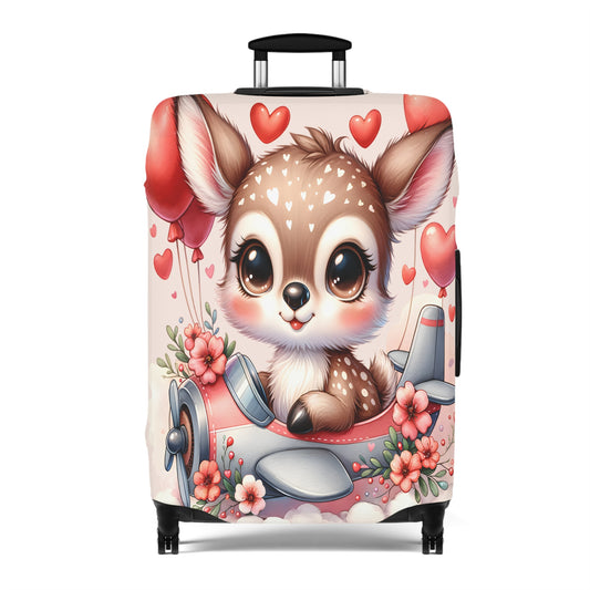 Luggage Cover, Deer in Plane, awd-308