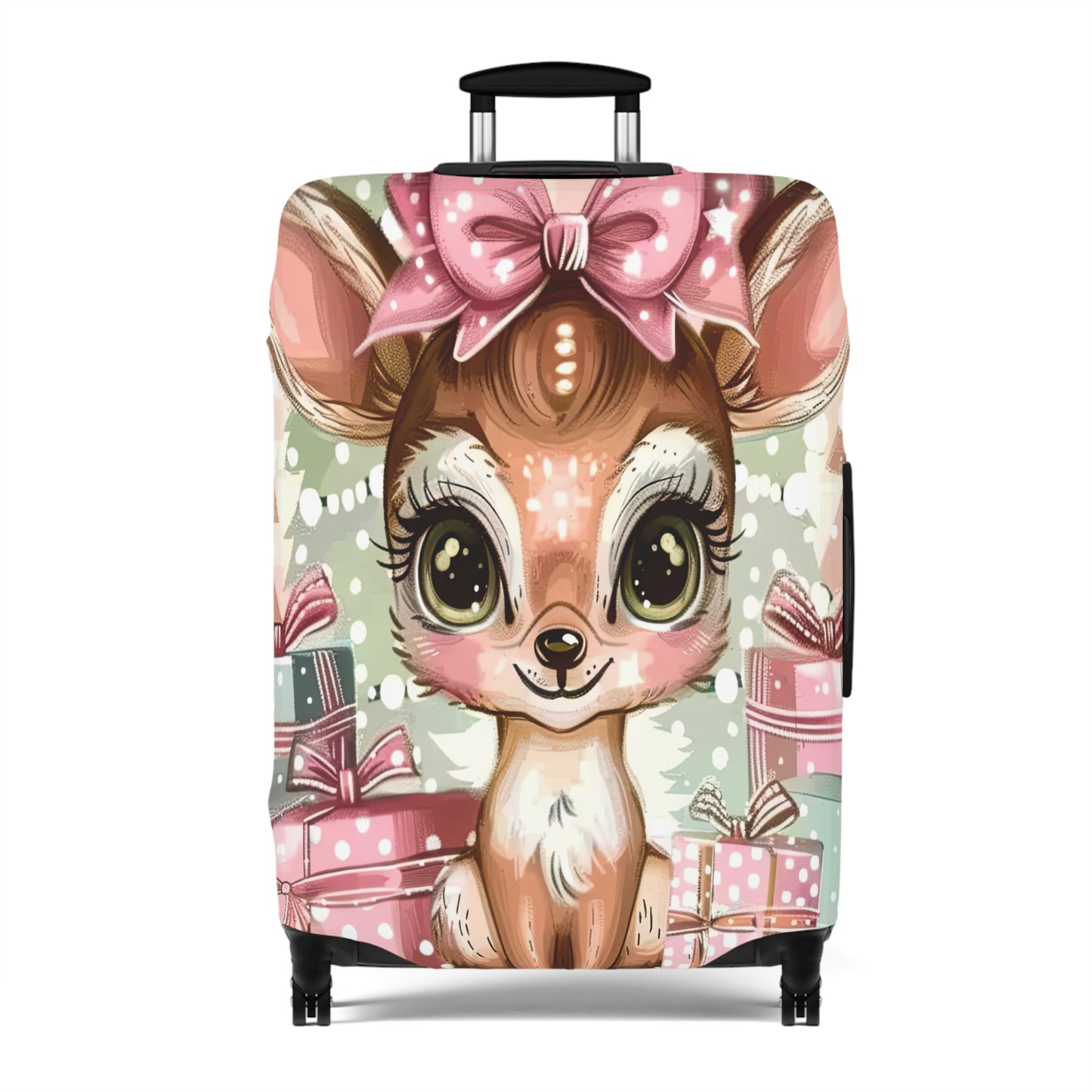 Luggage Cover, Christmas, Deer, awd-3103