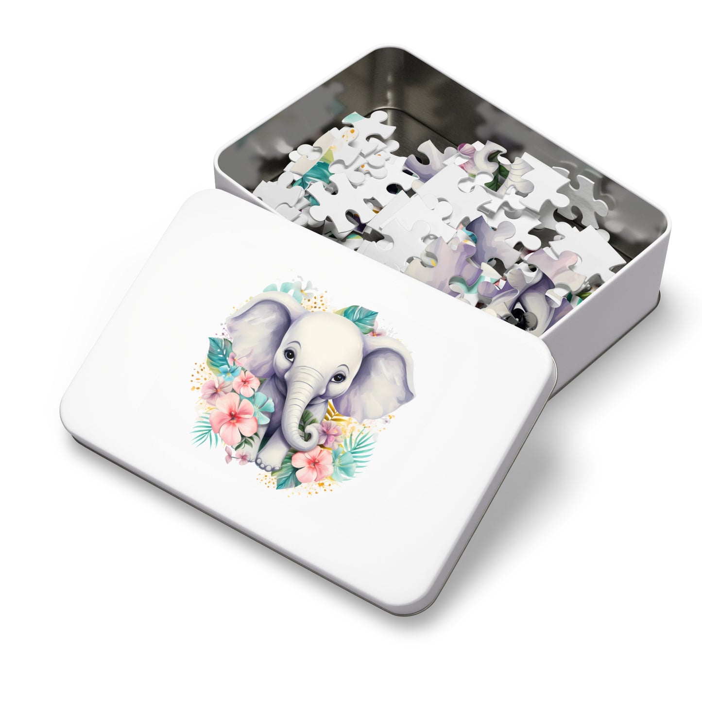 Jigsaw Puzzle, Elephant, Personalised/Non-Personalised (30, 110, 252, 500,1000-Piece)