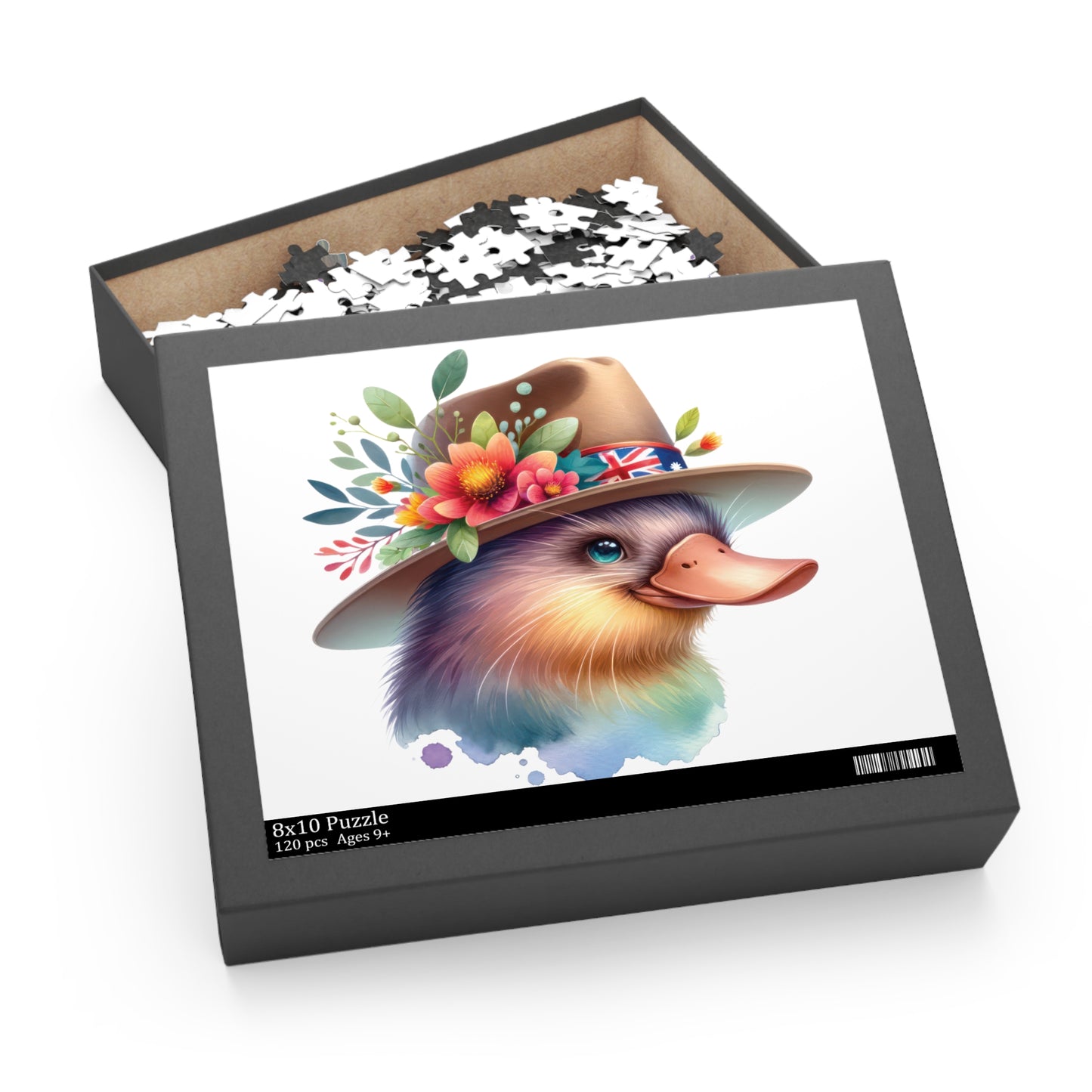 Personalised/Non-Personalised Puzzle, Platypus (120, 252, 500-Piece)