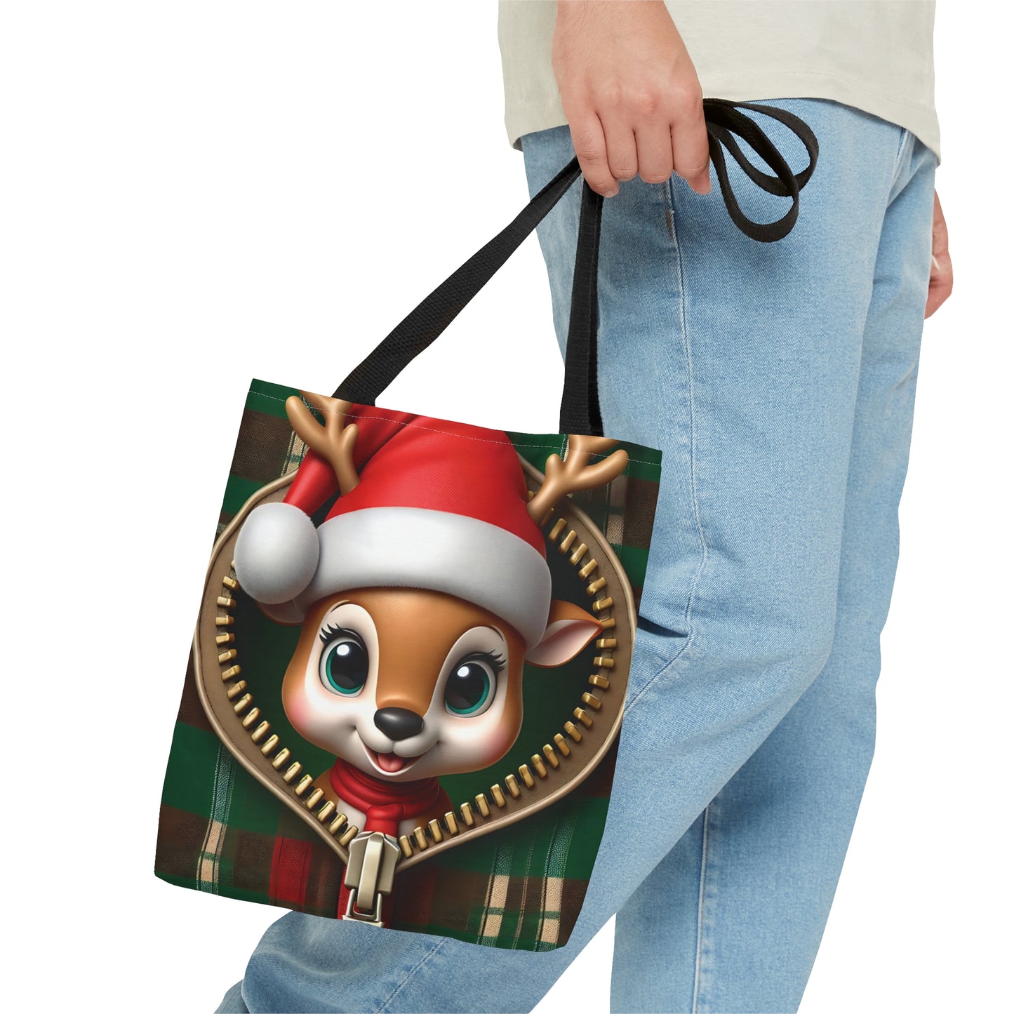 Tote Bag, Christmas, Deer