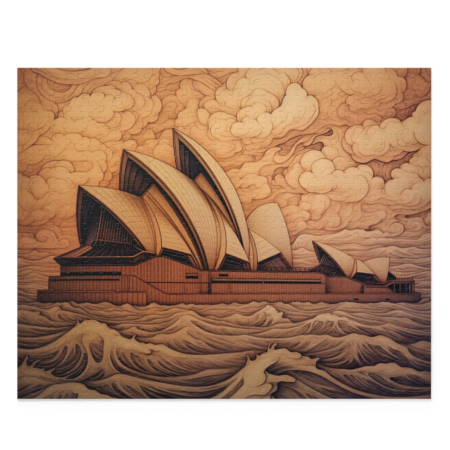 Personalised/Non-Personalised Puzzle, Sydney Opera House, Australia (120, 252, 500-Piece)