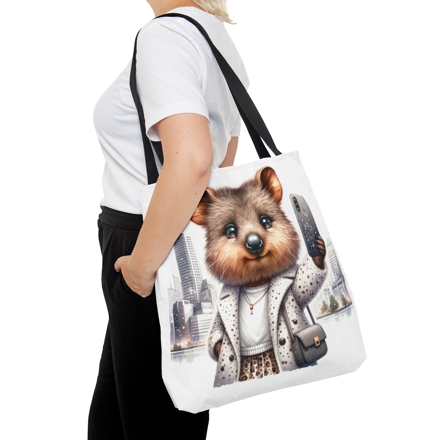 Tote Bag, Australian Animals, Quokka, Personalised/Non-Personalised Tote bag