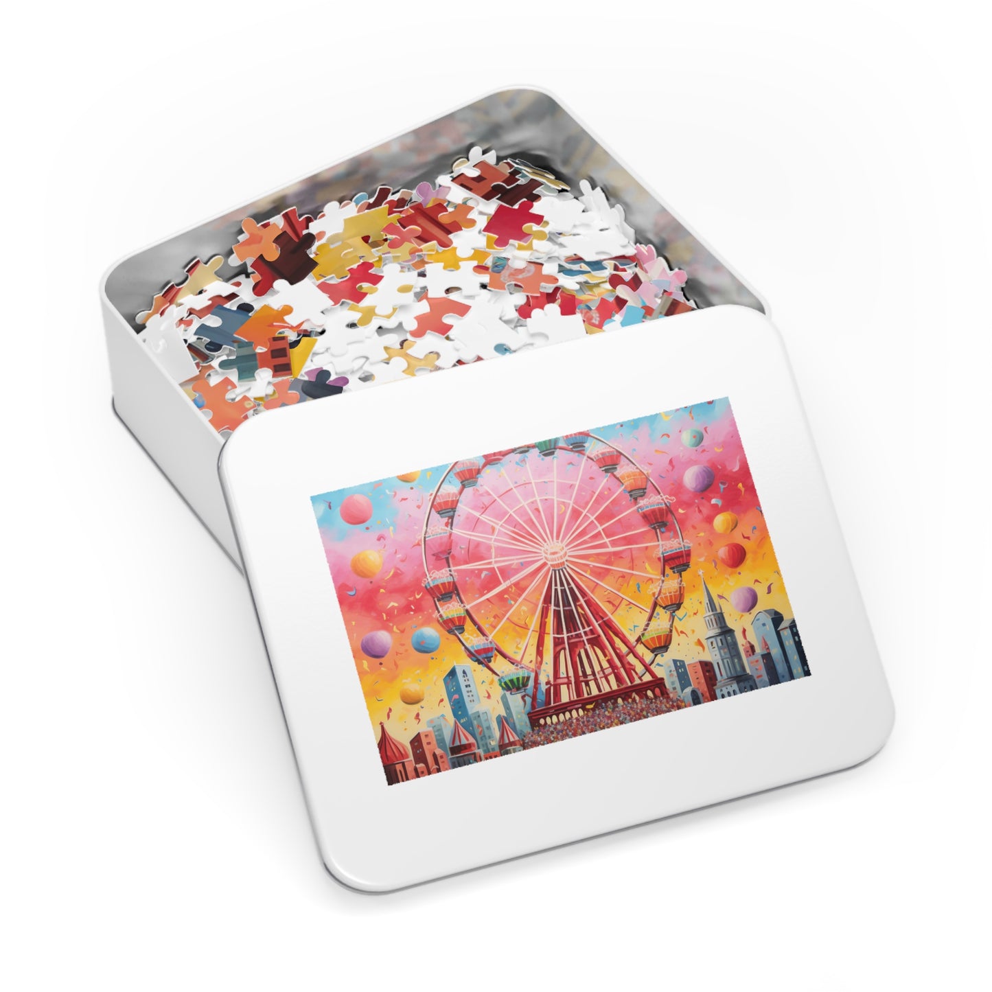 Jigsaw Puzzle, Carnival, Carousal, Personalised/Non-Personalised (30, 110, 252, 500,1000-Piece)