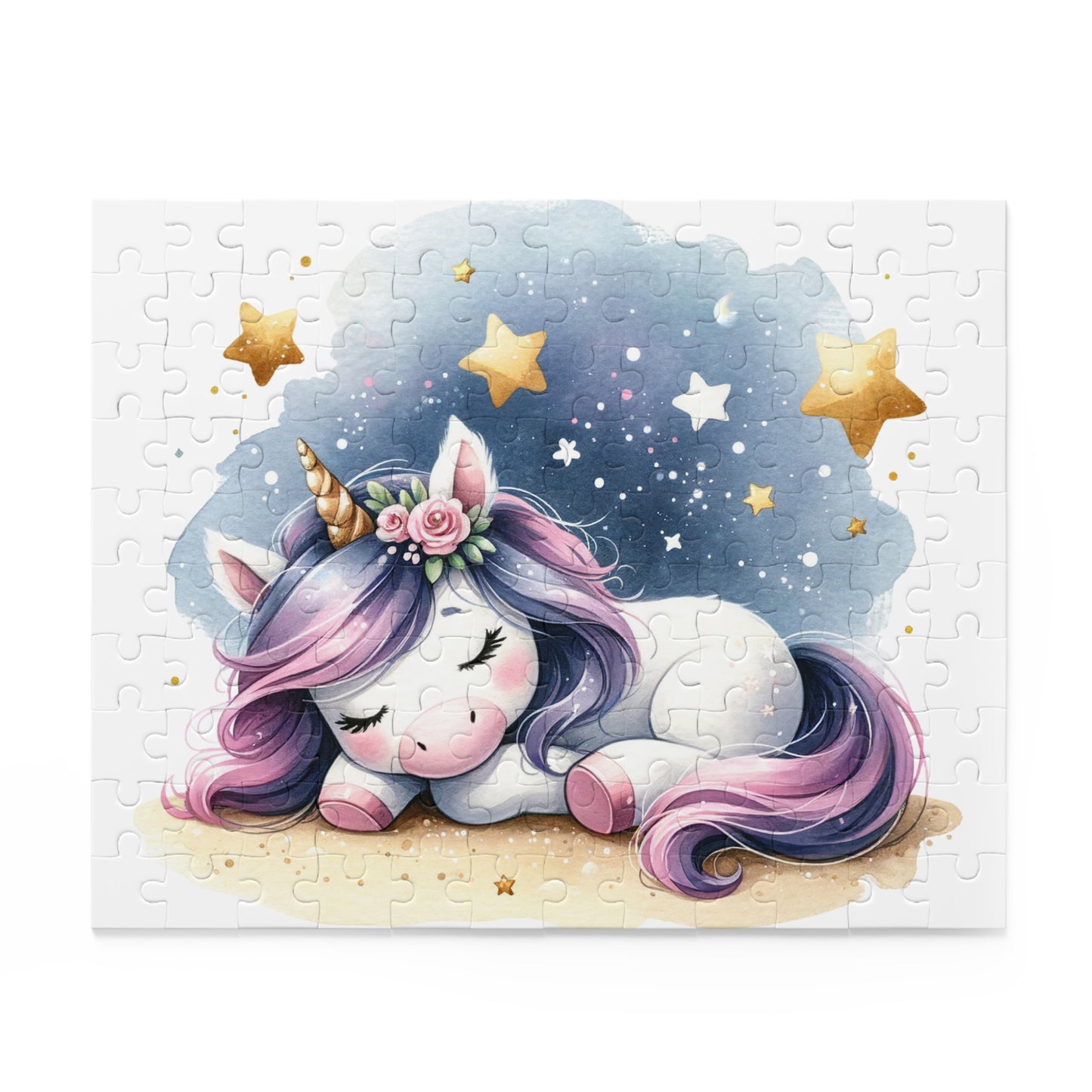 Personalised/Non-Personalised Puzzle, Unicorn (120, 252, 500-Piece)