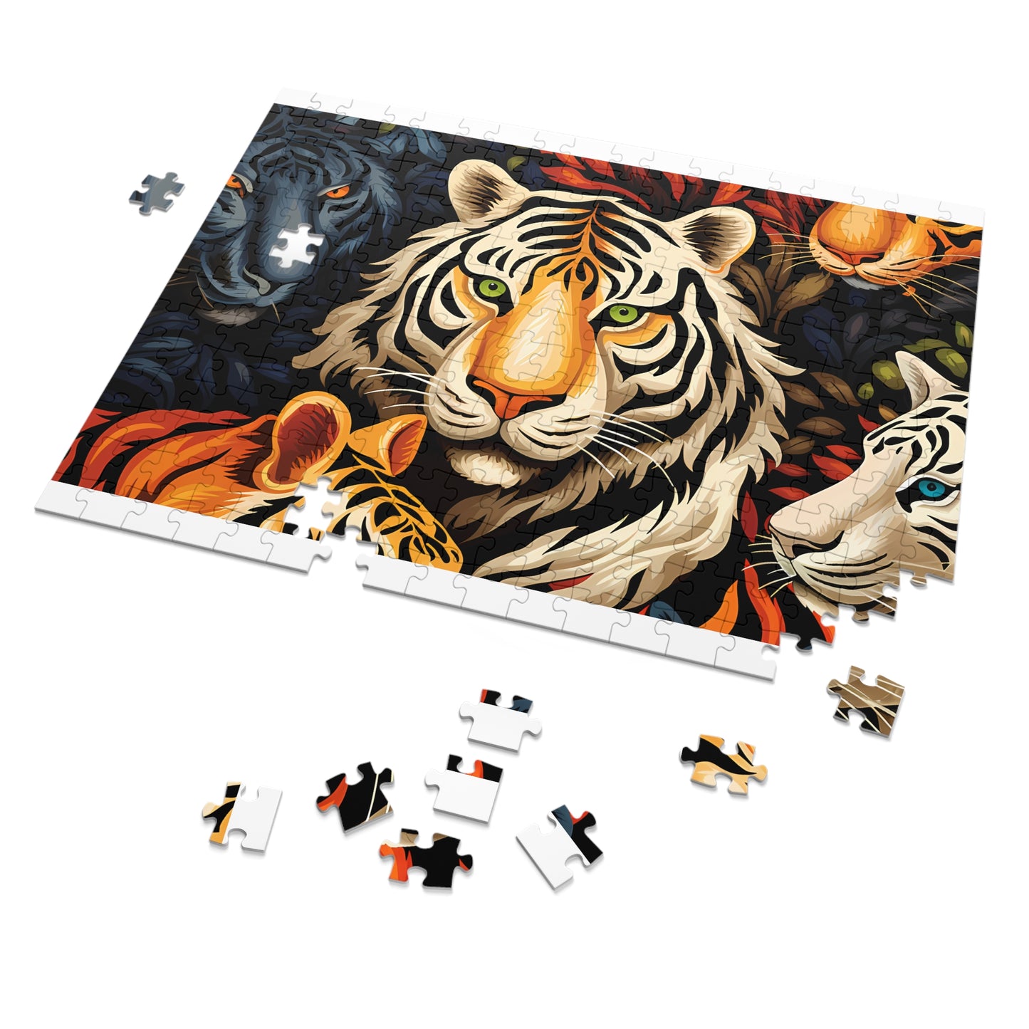 Jigsaw Puzzle, Lion, Personalised/Non-Personalised (30, 110, 252, 500,1000-Piece)