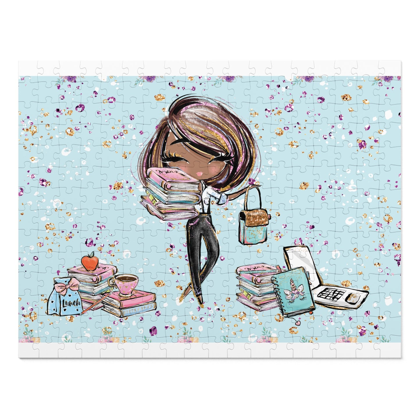 Jigsaw Puzzle, Teacher, Personalised/Non-Personalised (30, 110, 252, 500,1000-Piece)