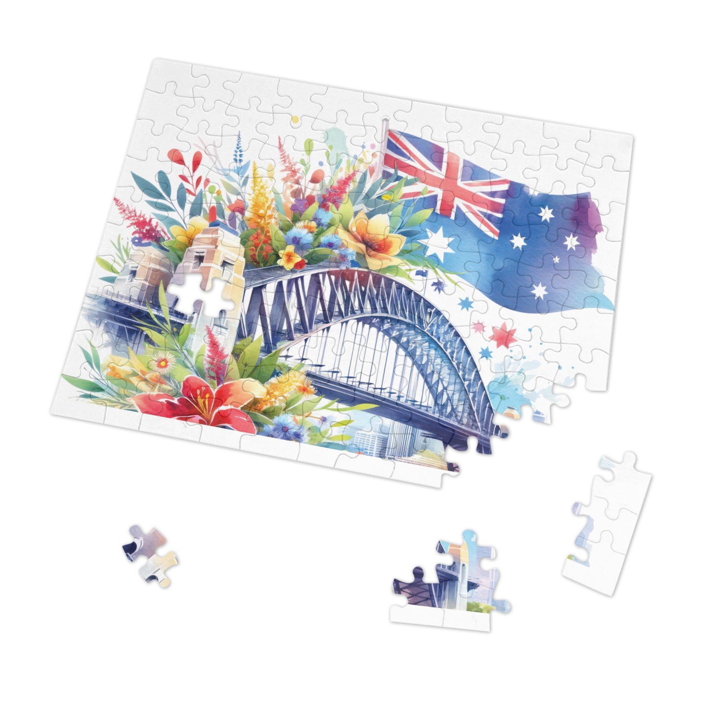 Jigsaw Puzzle, Sydney Harbour Bridge, Australia, Personalised/Non-Personalised (30, 110, 252, 500,1000-Piece)