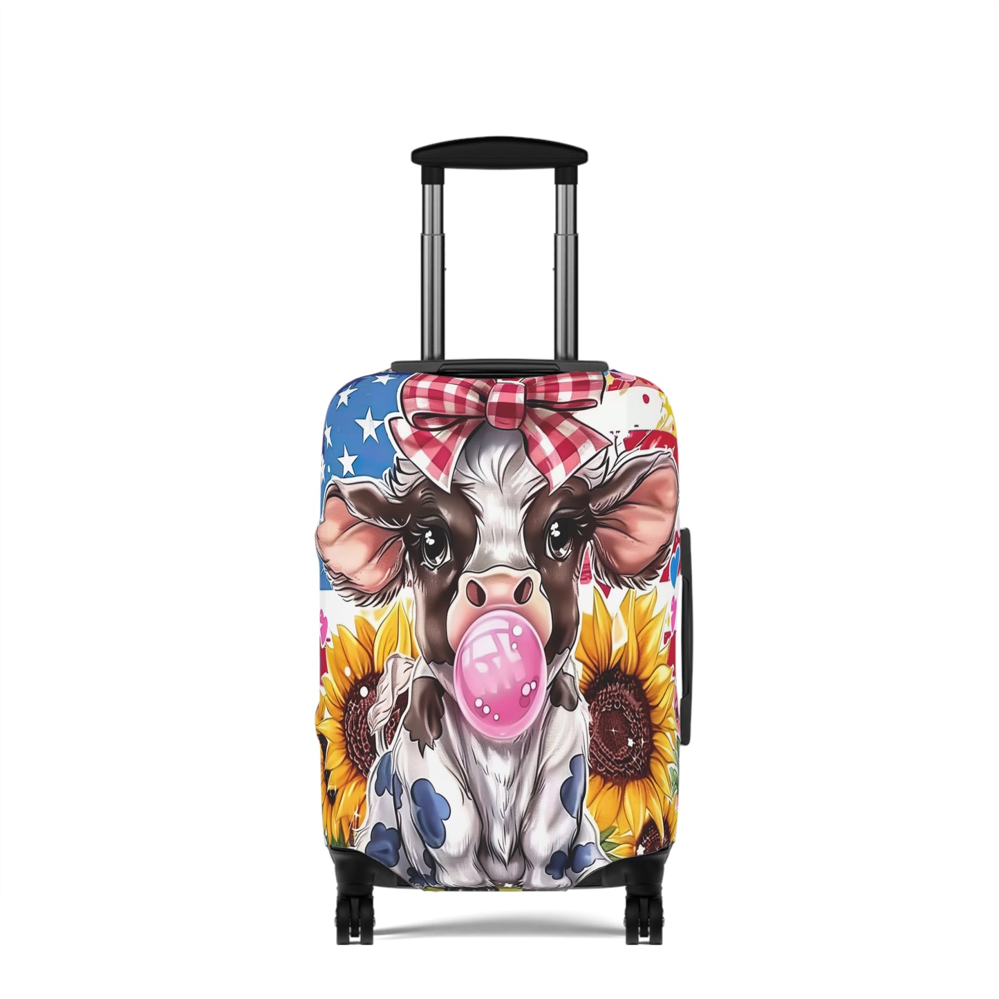 Luggage Cover, Sunflowers, Highland Cow, awd-3101