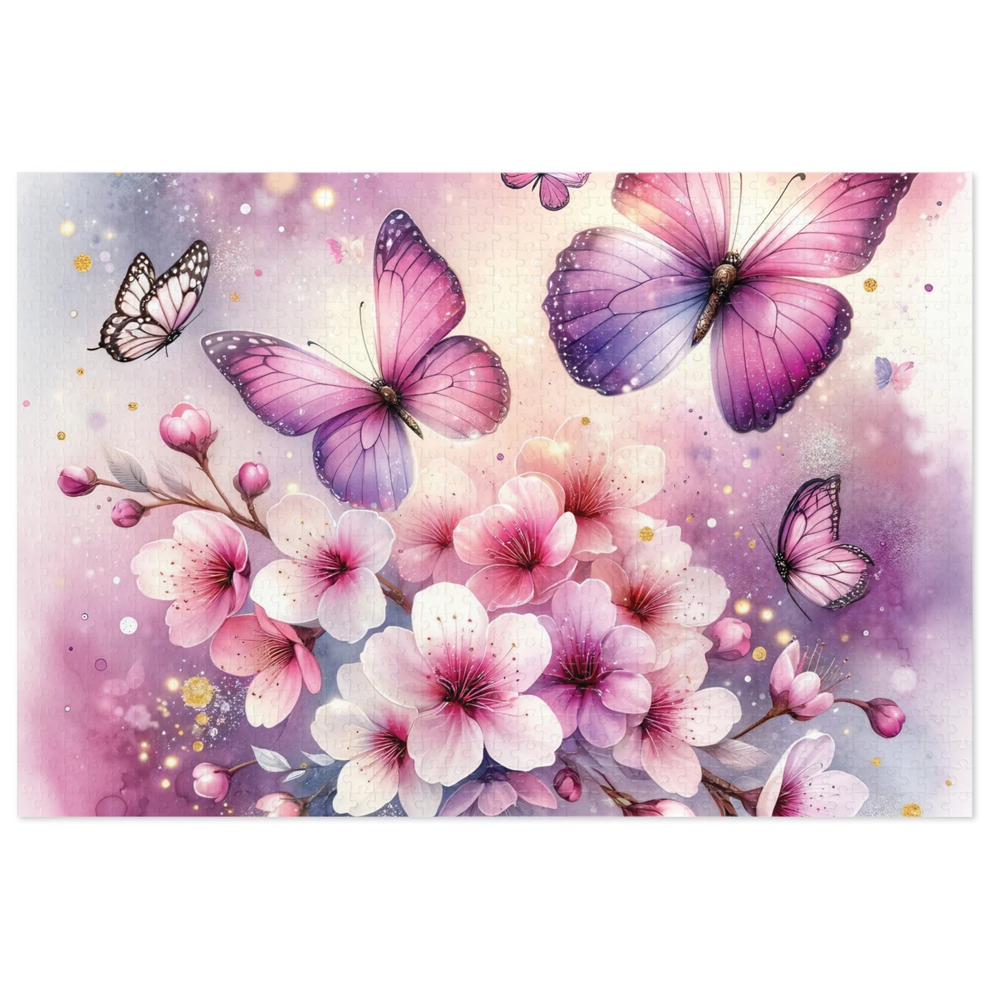 Jigsaw Puzzle, Butterfly, Personalised/Non-Personalised (30, 110, 252, 500,1000-Piece)