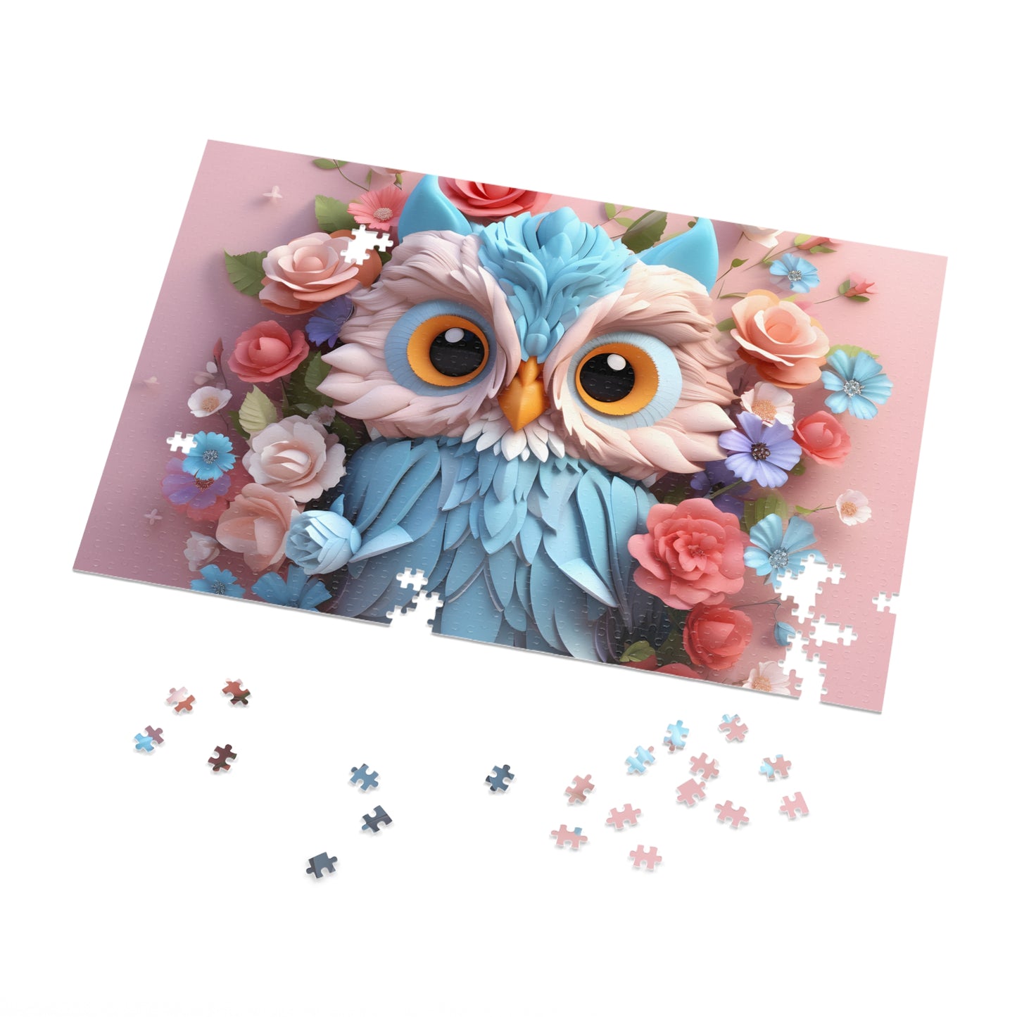 Jigsaw Puzzle, Owl, Personalised/Non-Personalised (30, 110, 252, 500,1000-Piece)