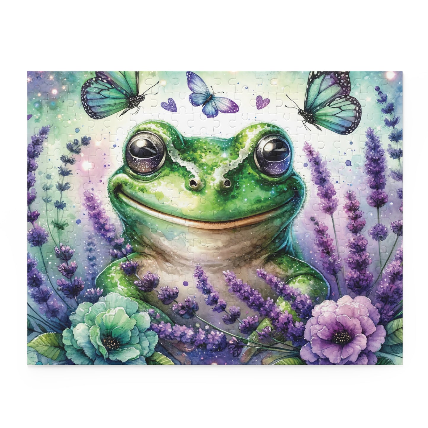 Personalised/Non-Personalised Puzzle, Frog (120, 252, 500-Piece)