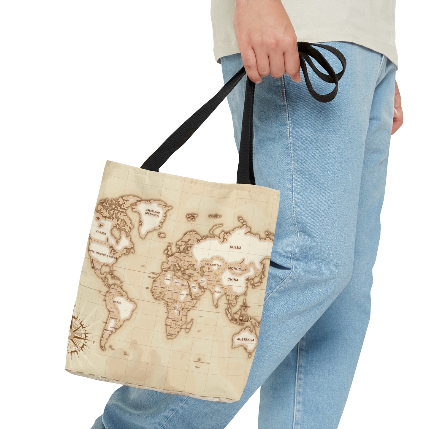 Tote Bag, World Map