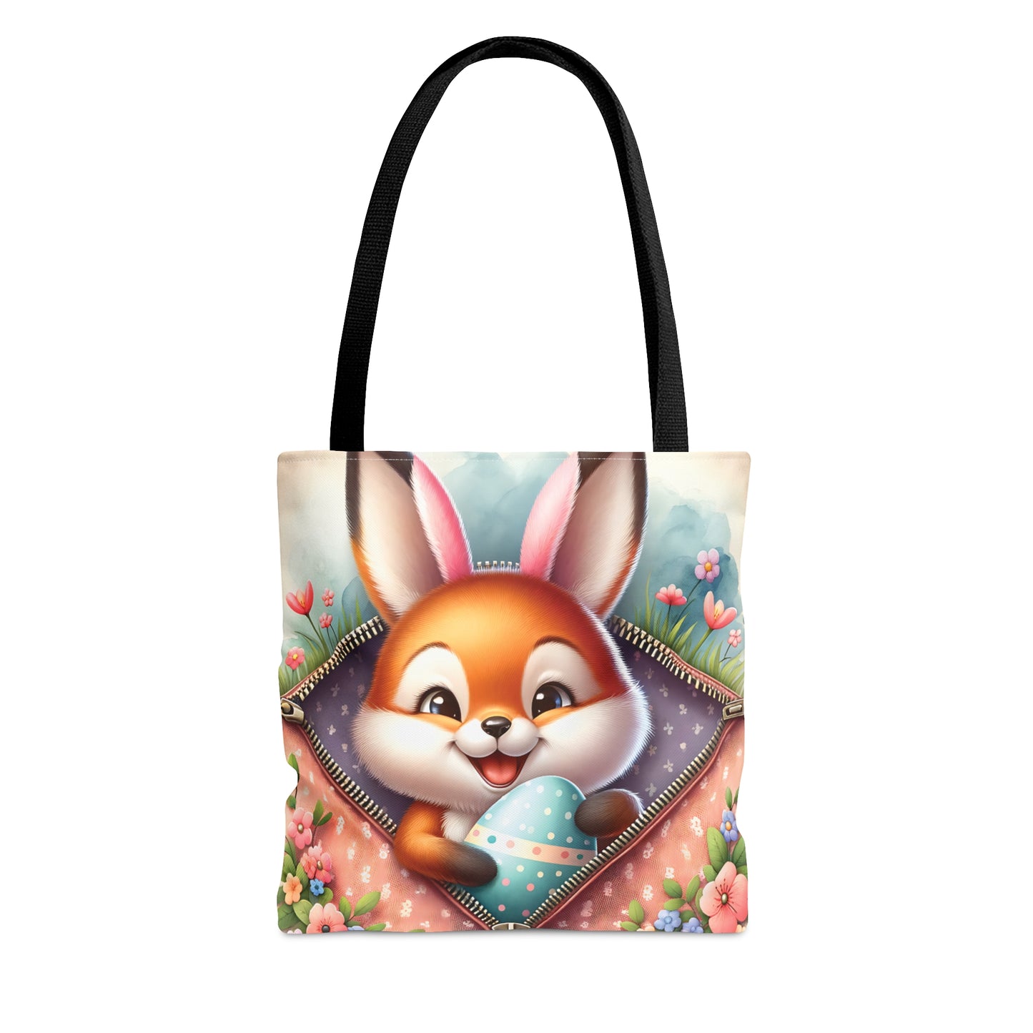 Tote Bag, Easter, Cute Rabbit, Personalised/Non-Personalised Tote bag