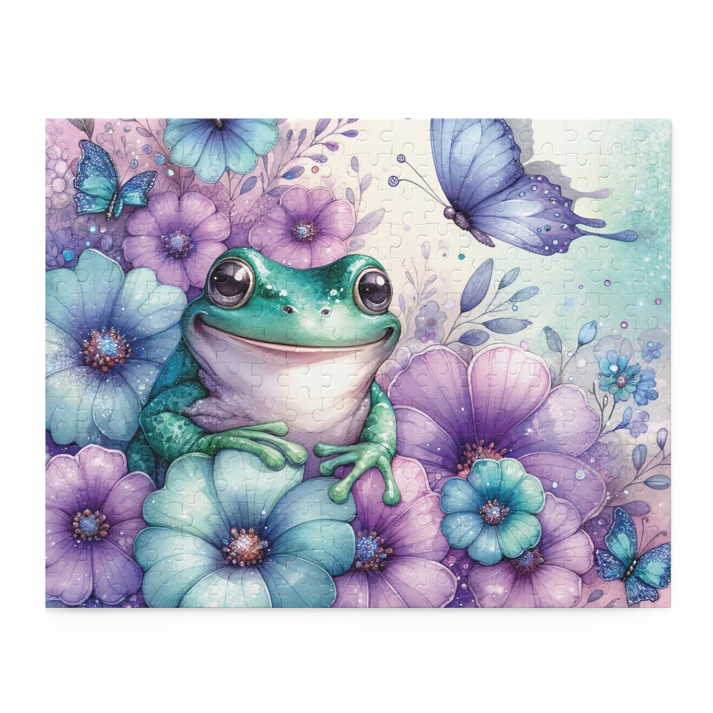 Personalised/Non-Personalised Puzzle, Frog (120, 252, 500-Piece)