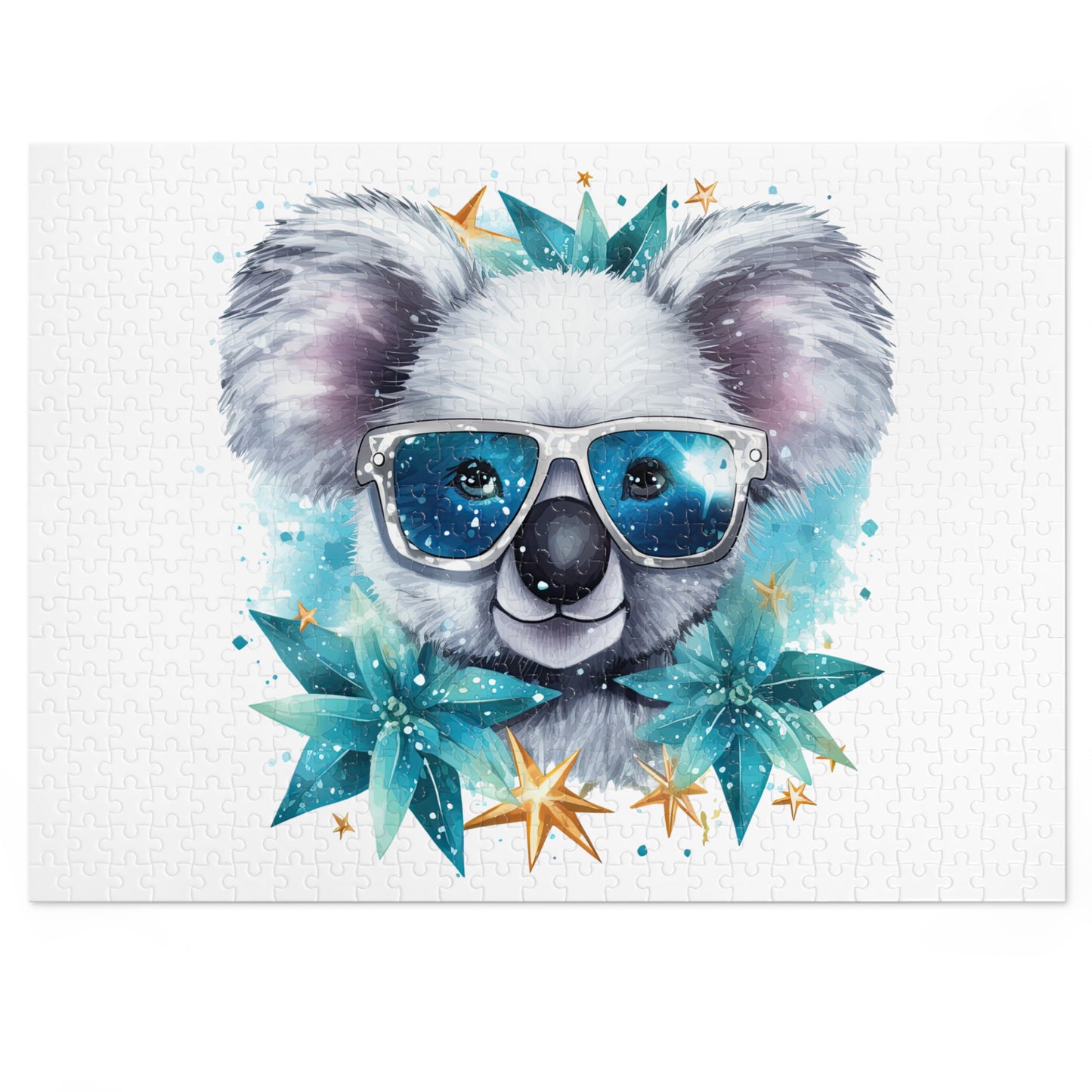 Jigsaw Puzzle in Tin, Australian Animals, Koala, Personalised/Non-Personalised, awd-510 (30, 110, 252, 500,1000-Piece)