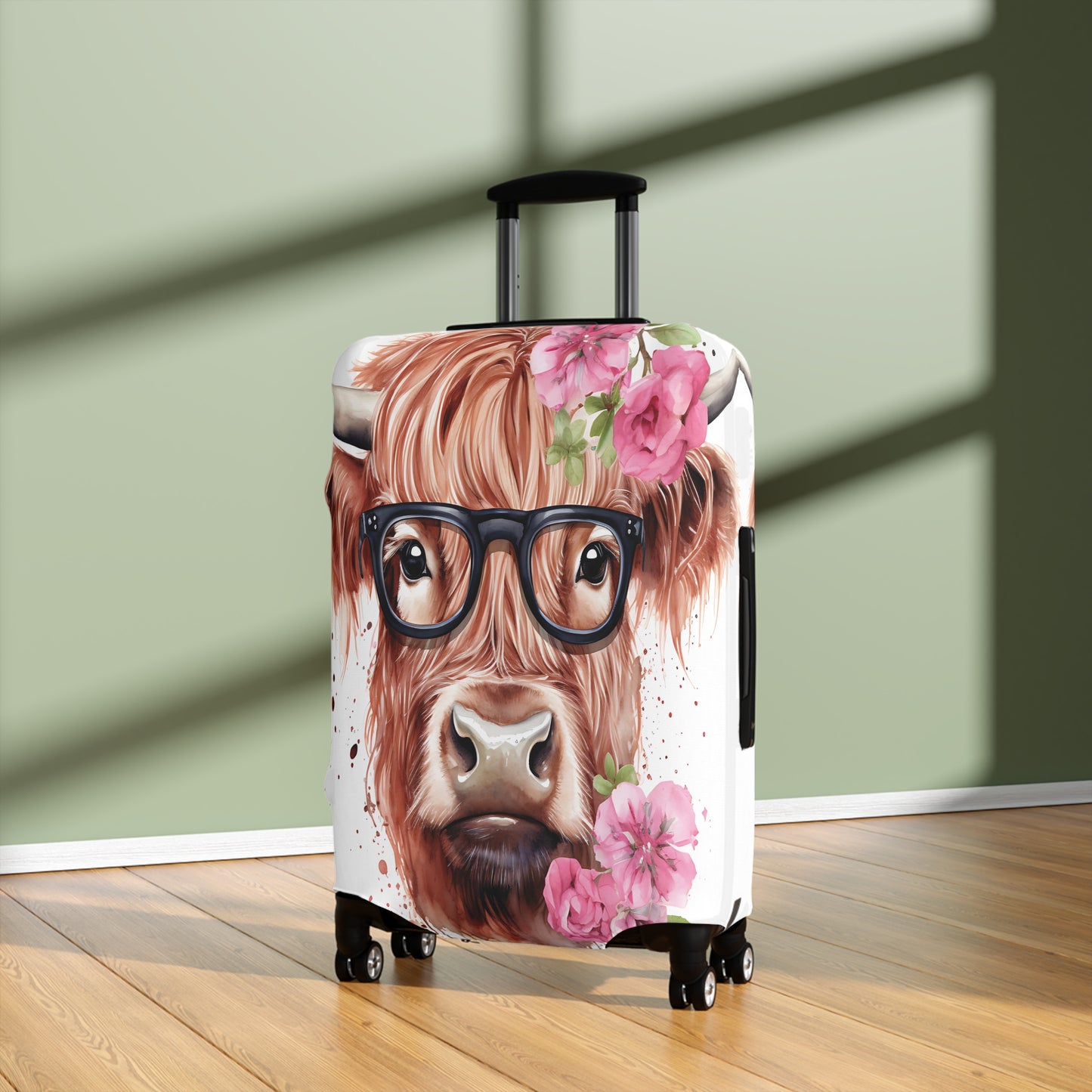 Luggage Cover, Highland Cow, awd-012