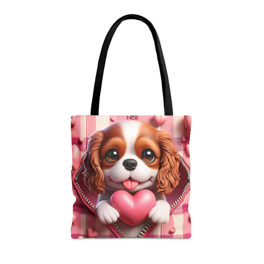 Tote Bag, Cute Dog, Personalised/Non-Personalised Tote bag