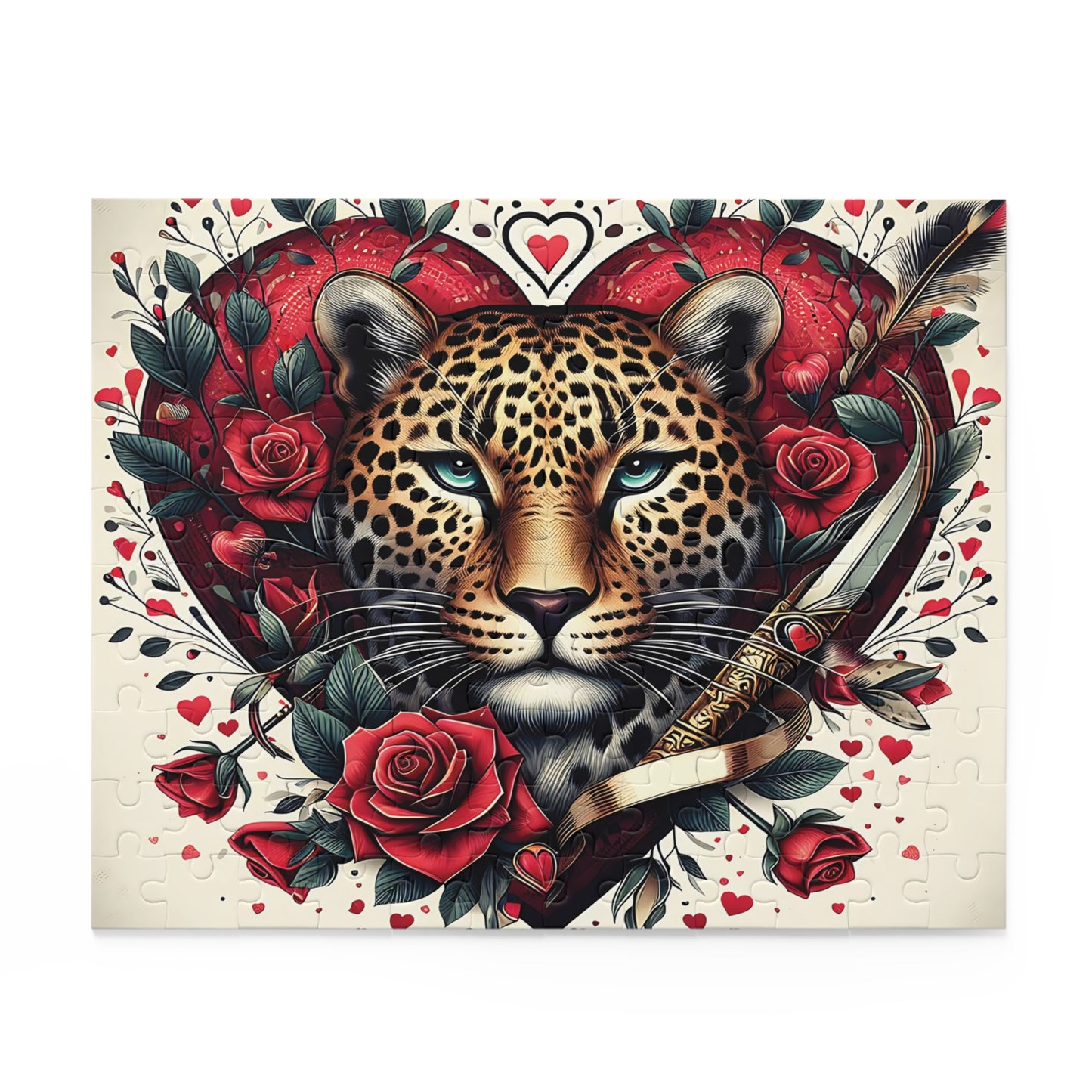 Personalised/Non-Personalised Puzzle, Cheetah (120, 252, 500-Piece)