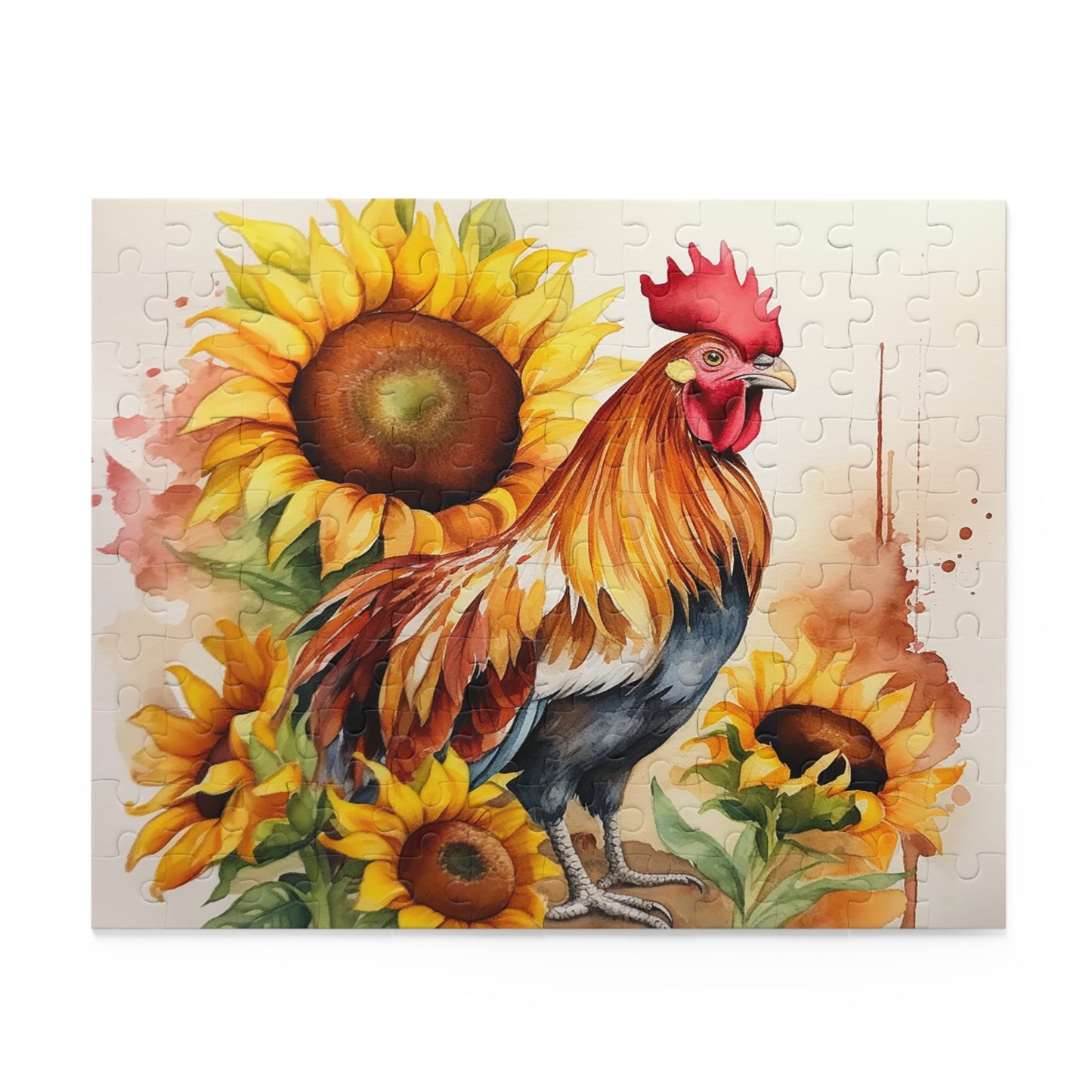 Personalised/Non-Personalised Puzzle, Chicken/Rooster (120, 252, 500-Piece)