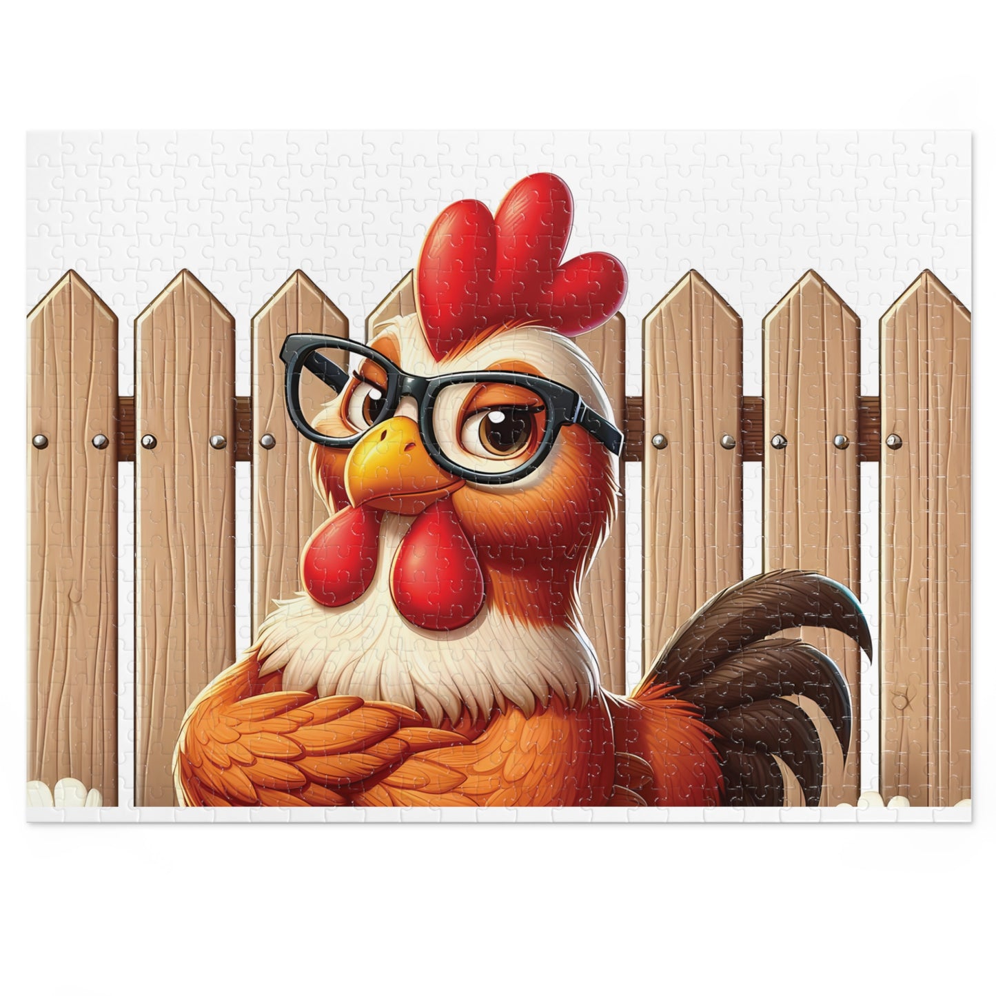 Jigsaw Puzzle, Chicken, Personalised/Non-Personalised (30, 110, 252, 500,1000-Piece)