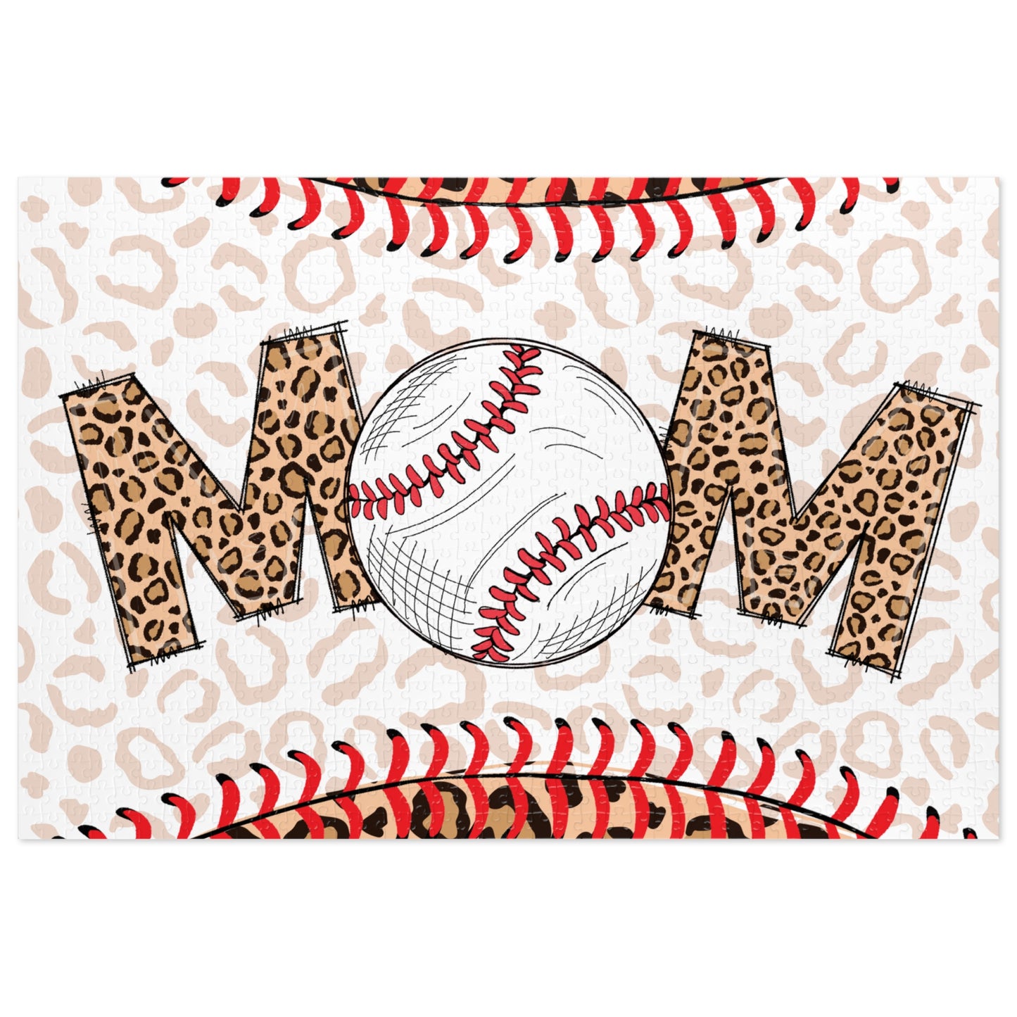 Puzzle, Softball Mom, Personalised/Non-Personalised (30, 110, 252, 500,1000-Piece) awd-607