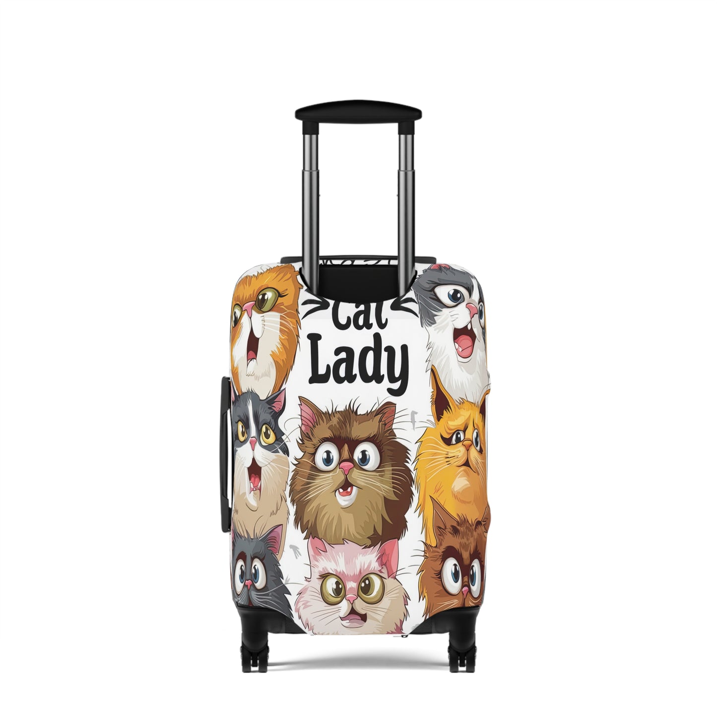 Luggage Cover, Crazy Cat Lady, awd-1489