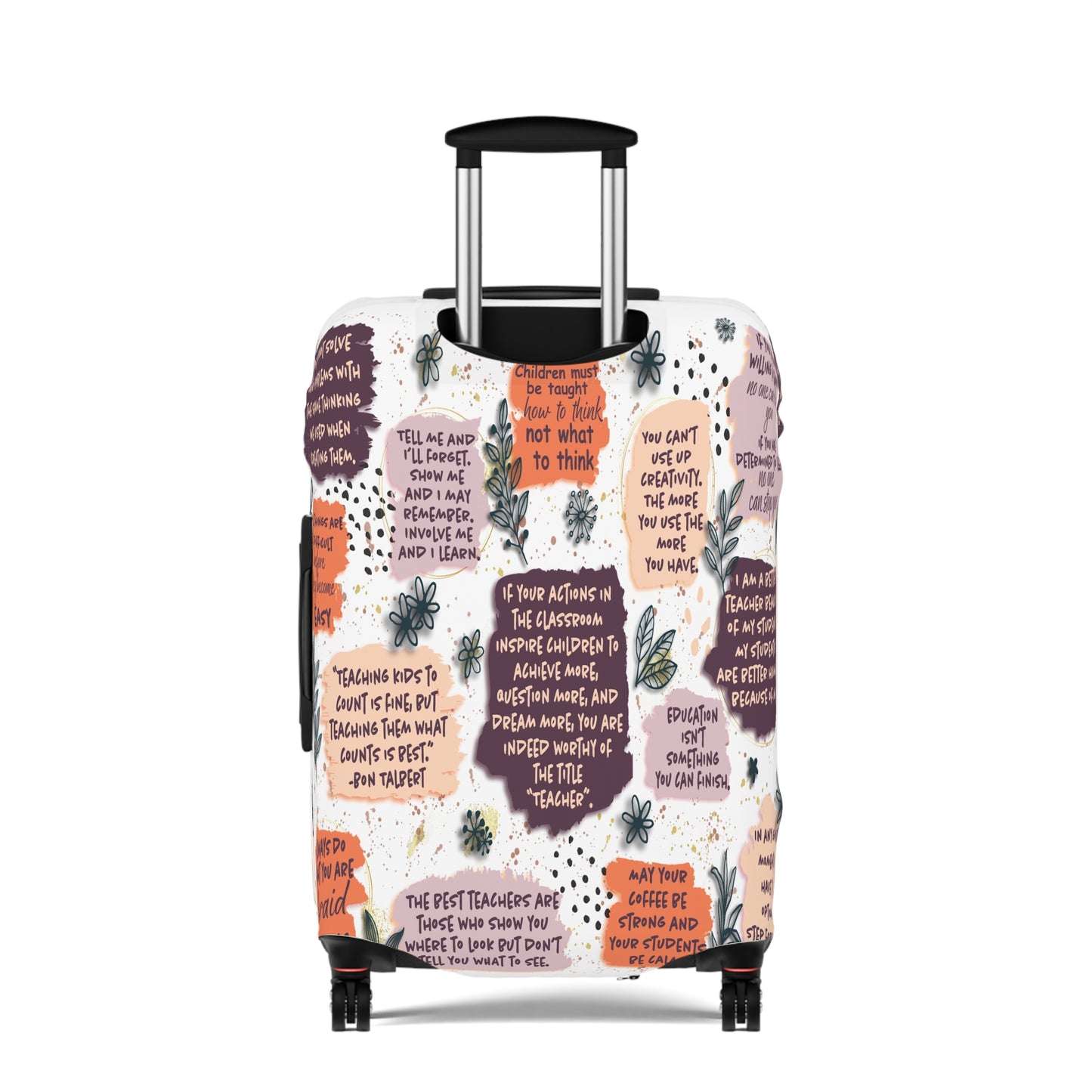 Luggage Cover, Teacher, Affirmations, awd-1439