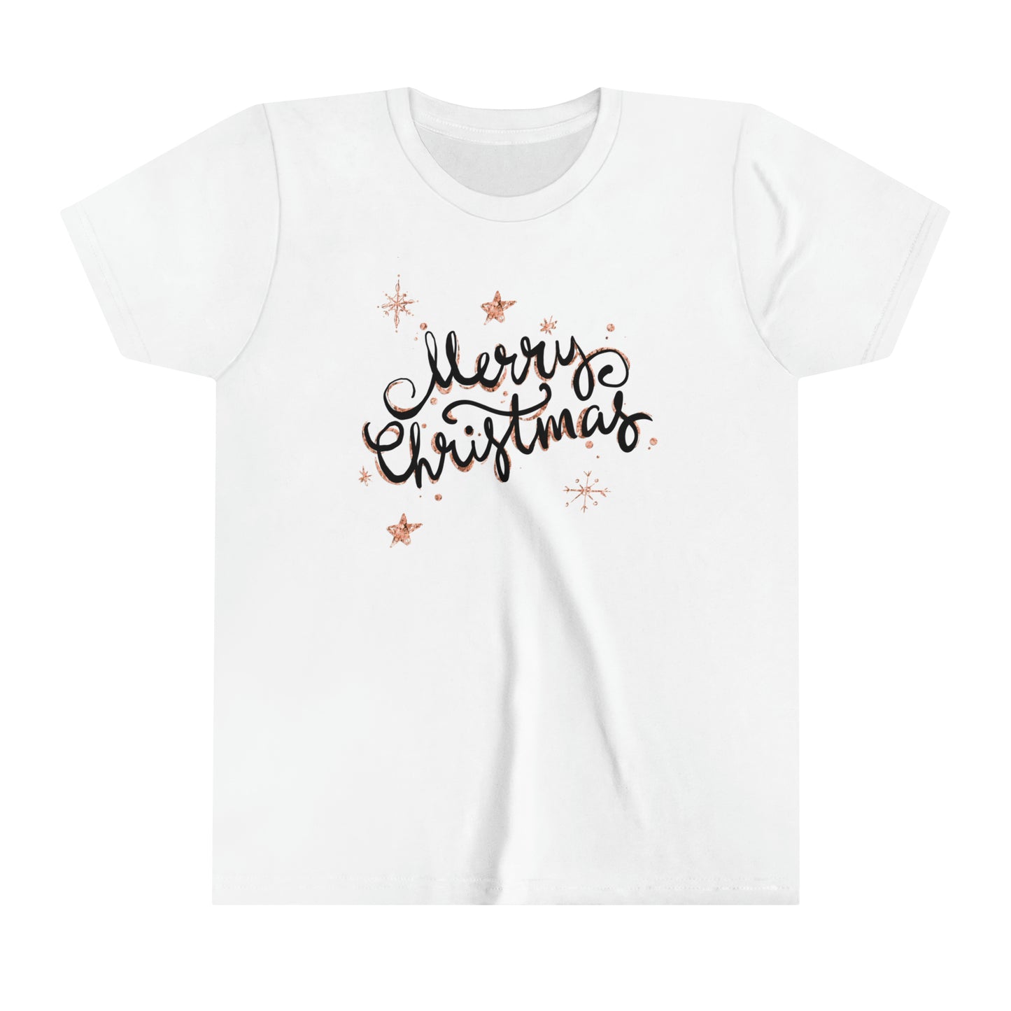 Merry Christmas Youth Short Sleeve Tee,