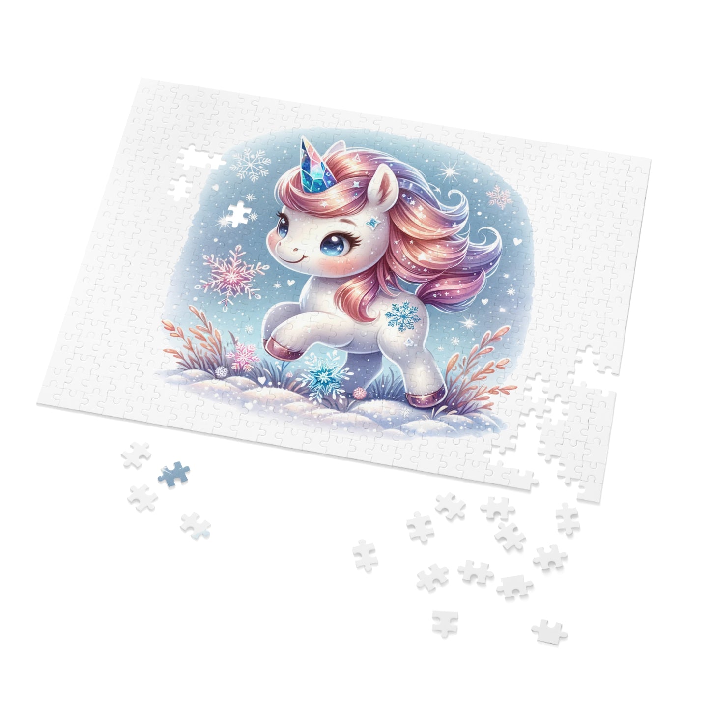 Jigsaw Puzzle, Unicorn, Personalised/Non-Personalised (30, 110, 252, 500,1000-Piece)