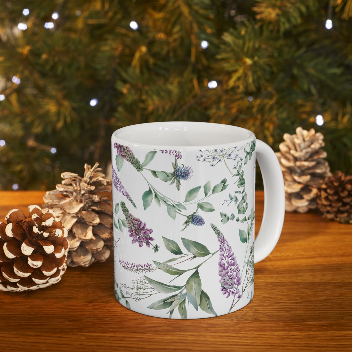 Scottish Floral, Ceramic Mug 11oz