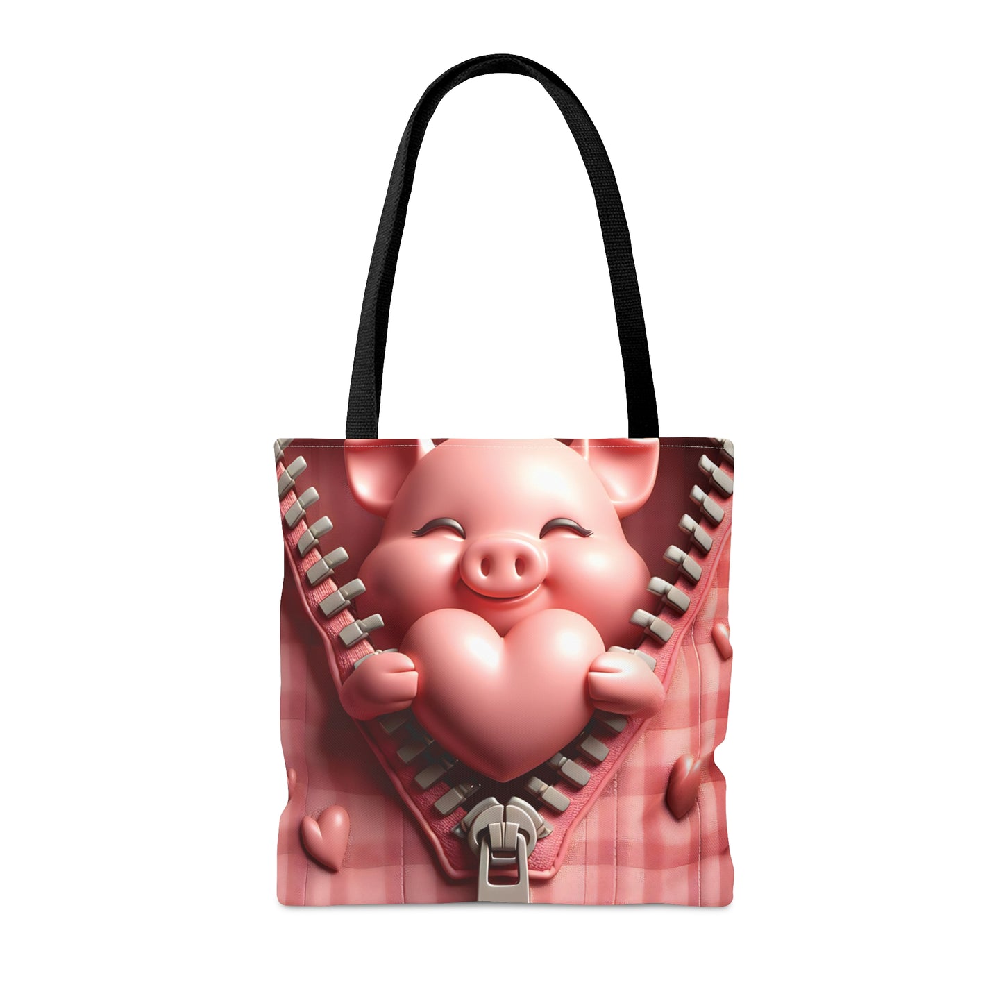 Tote Bag, Pig, Personalised/Non-Personalised Tote bag