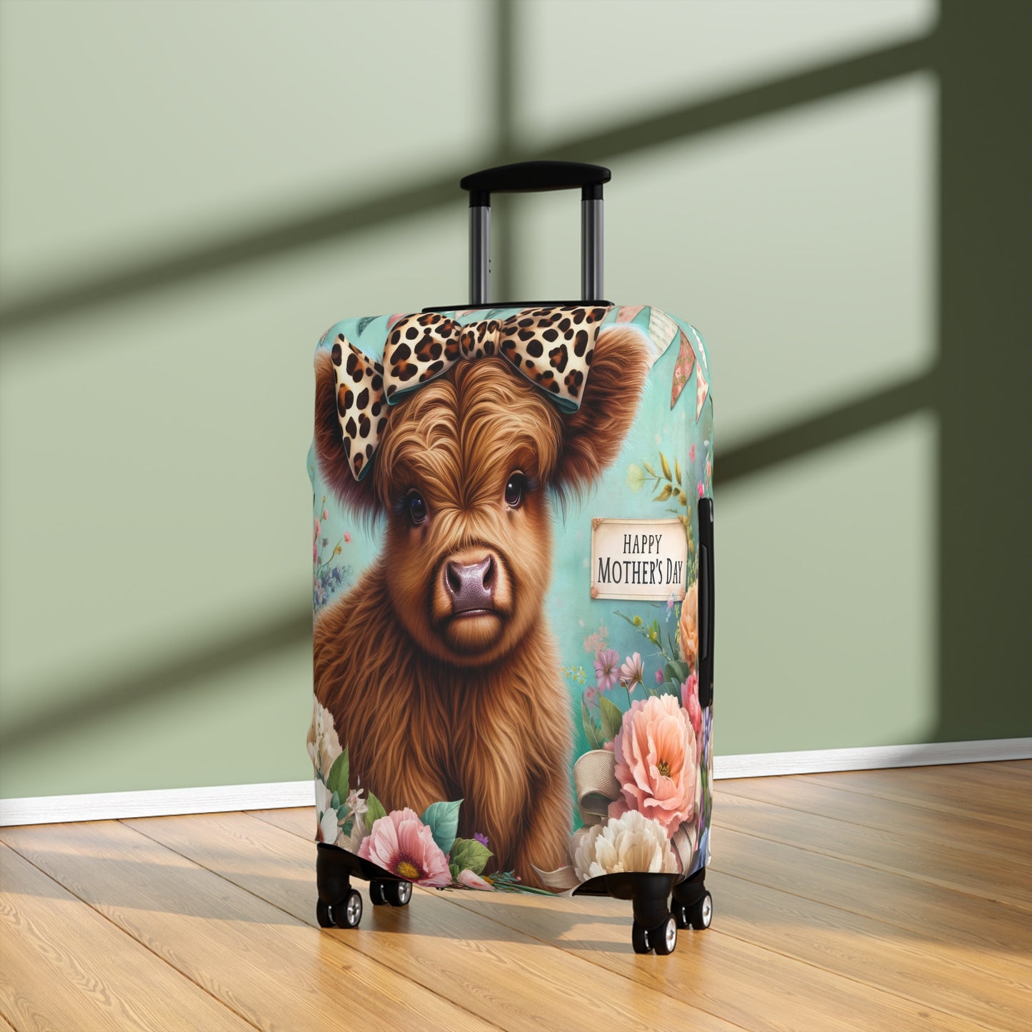 Luggage Cover, Highland Cow, awd-5004