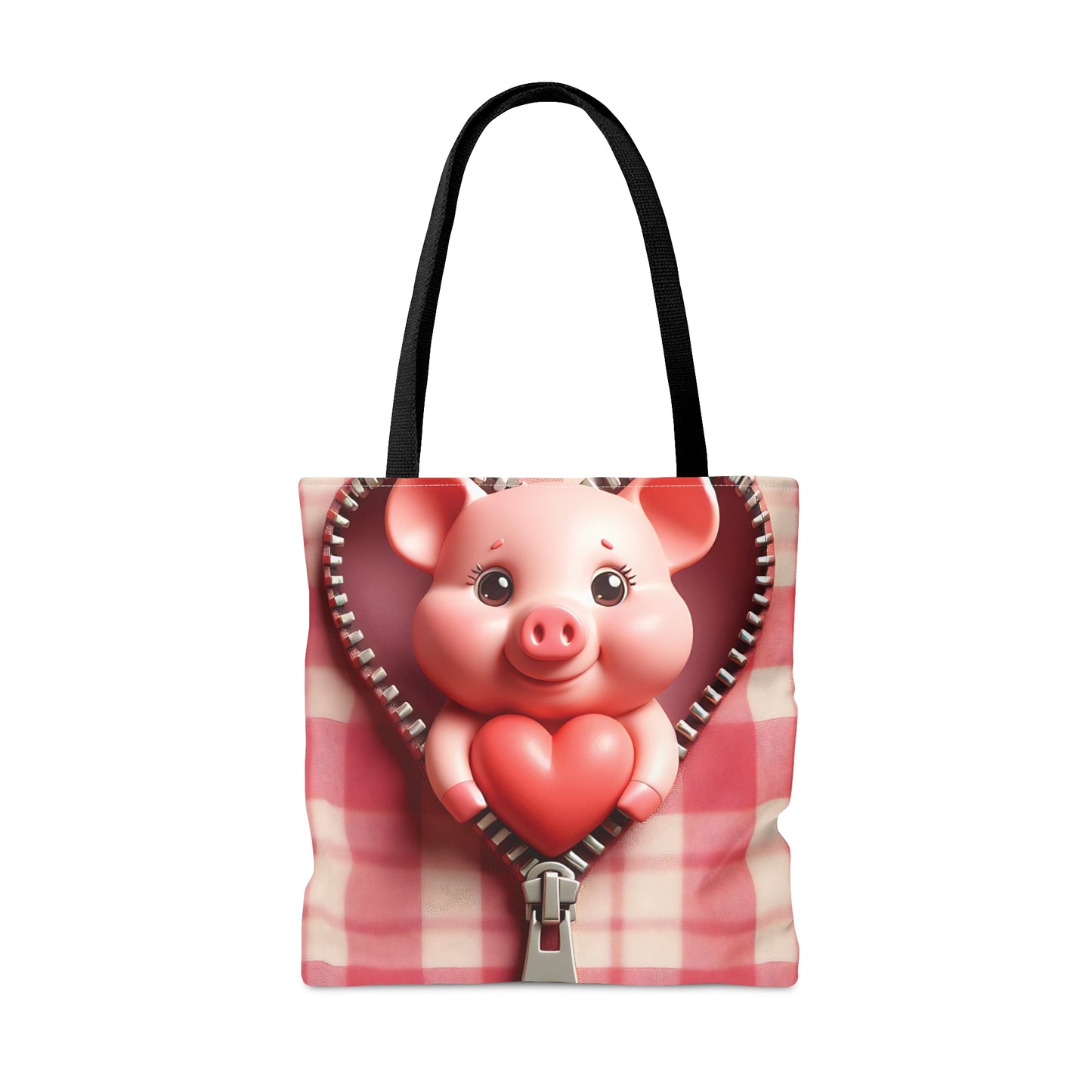 Tote Bag, Pig, Personalised/Non-Personalised Tote bag