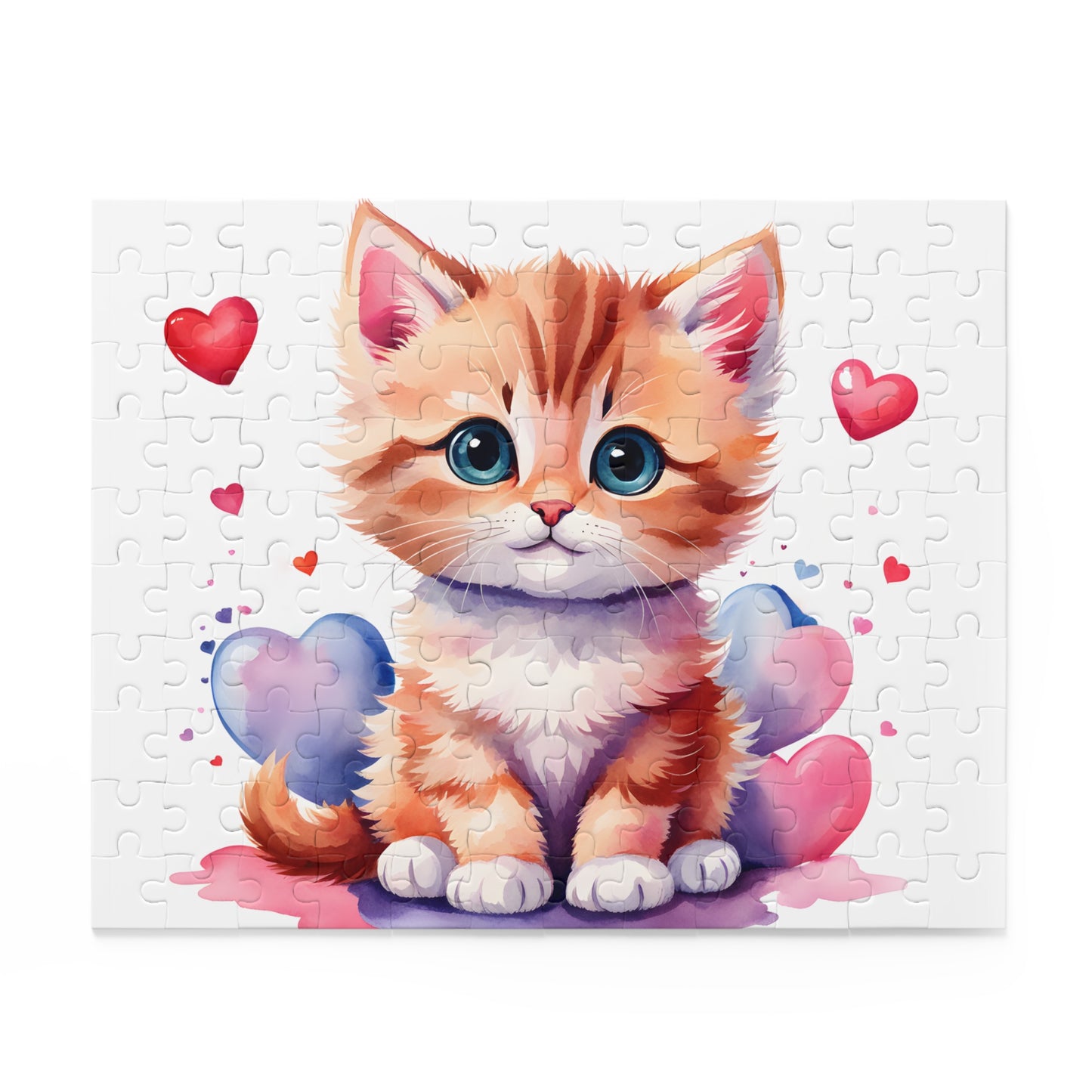 Personalised/Non-Personalised Puzzle, Cat (120, 252, 500-Piece)