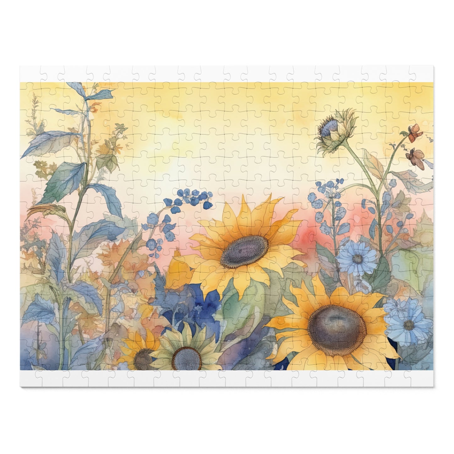 Jigsaw Puzzle, Floral, Personalised/Non-Personalised (30, 110, 252, 500,1000-Piece)